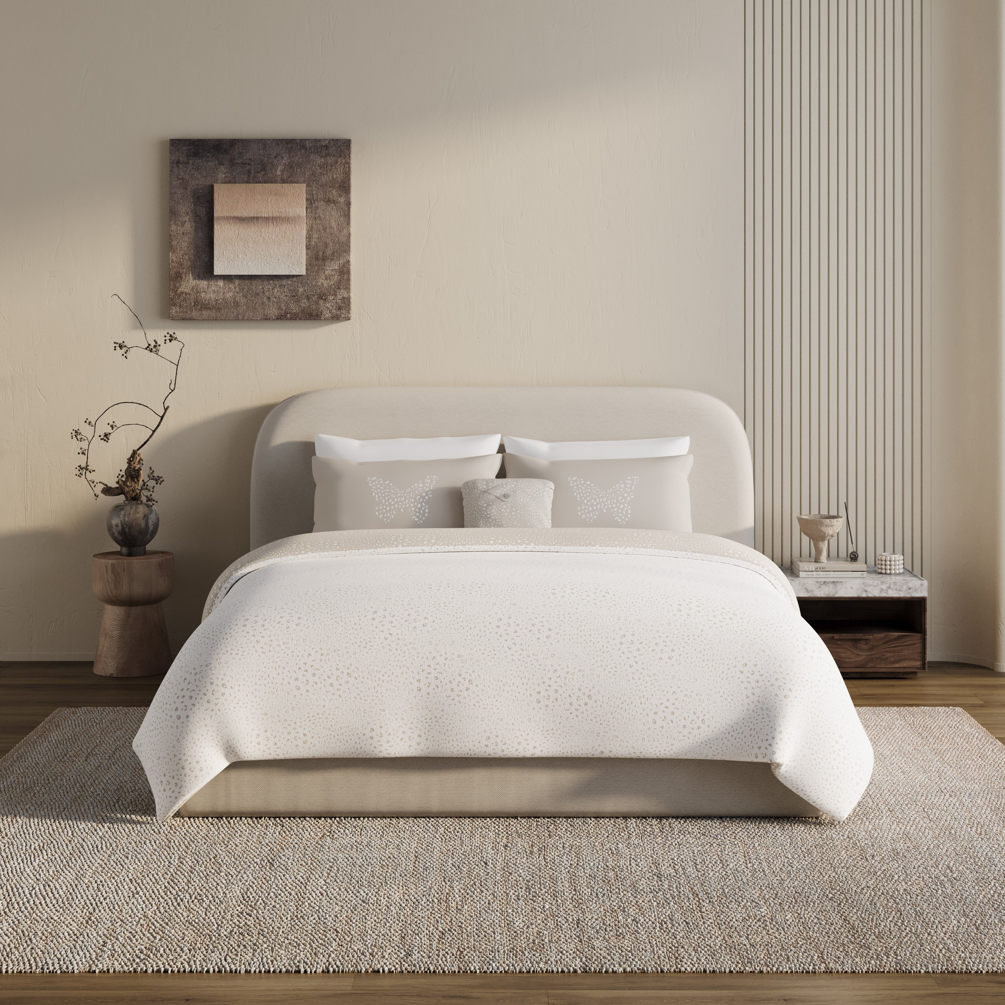 The Sierra Duvet Cover Bedding Set - Sand