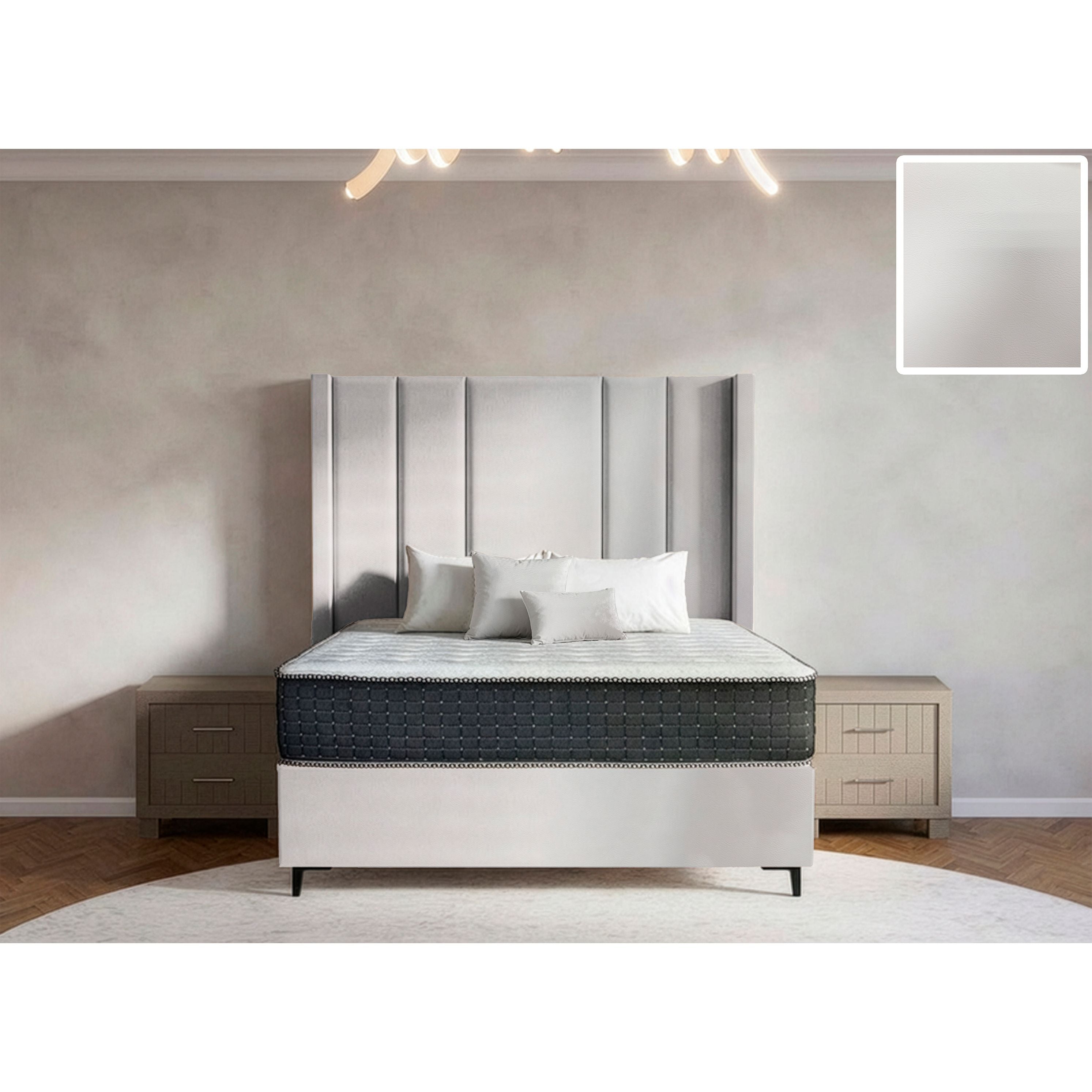 Windsor Side Wings Bed and Headboard