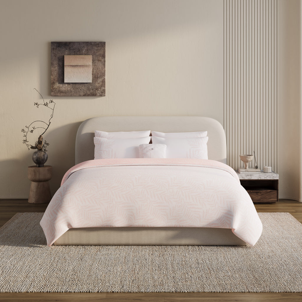 The Maui Duvet Cover Bedding Set - Peach