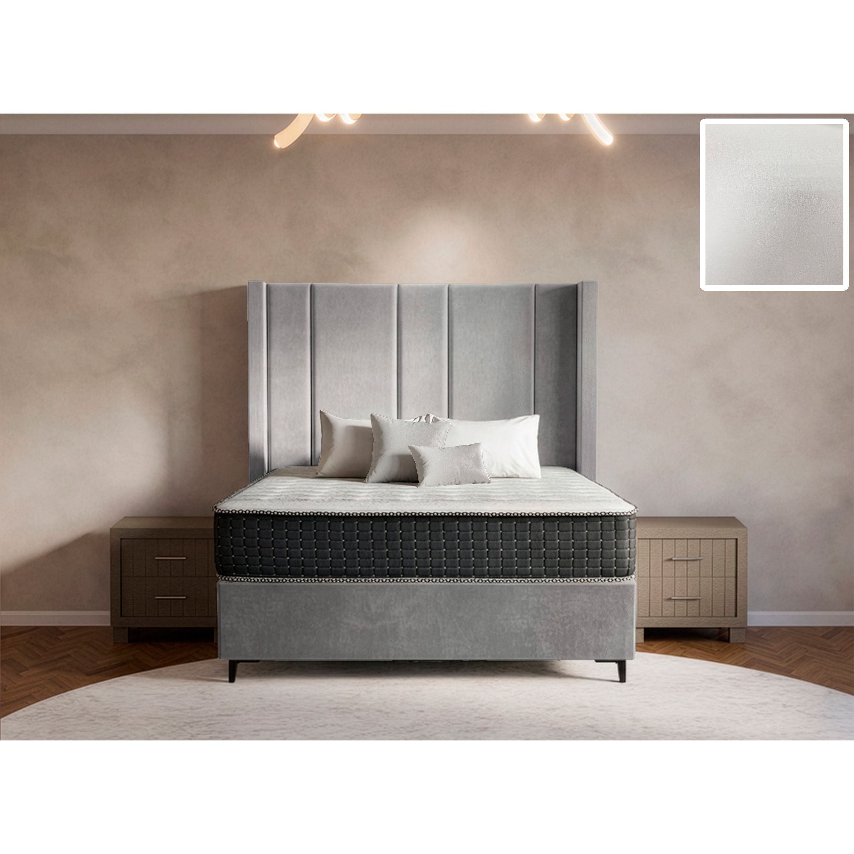 Prestige Side Wings Bed and Headboard