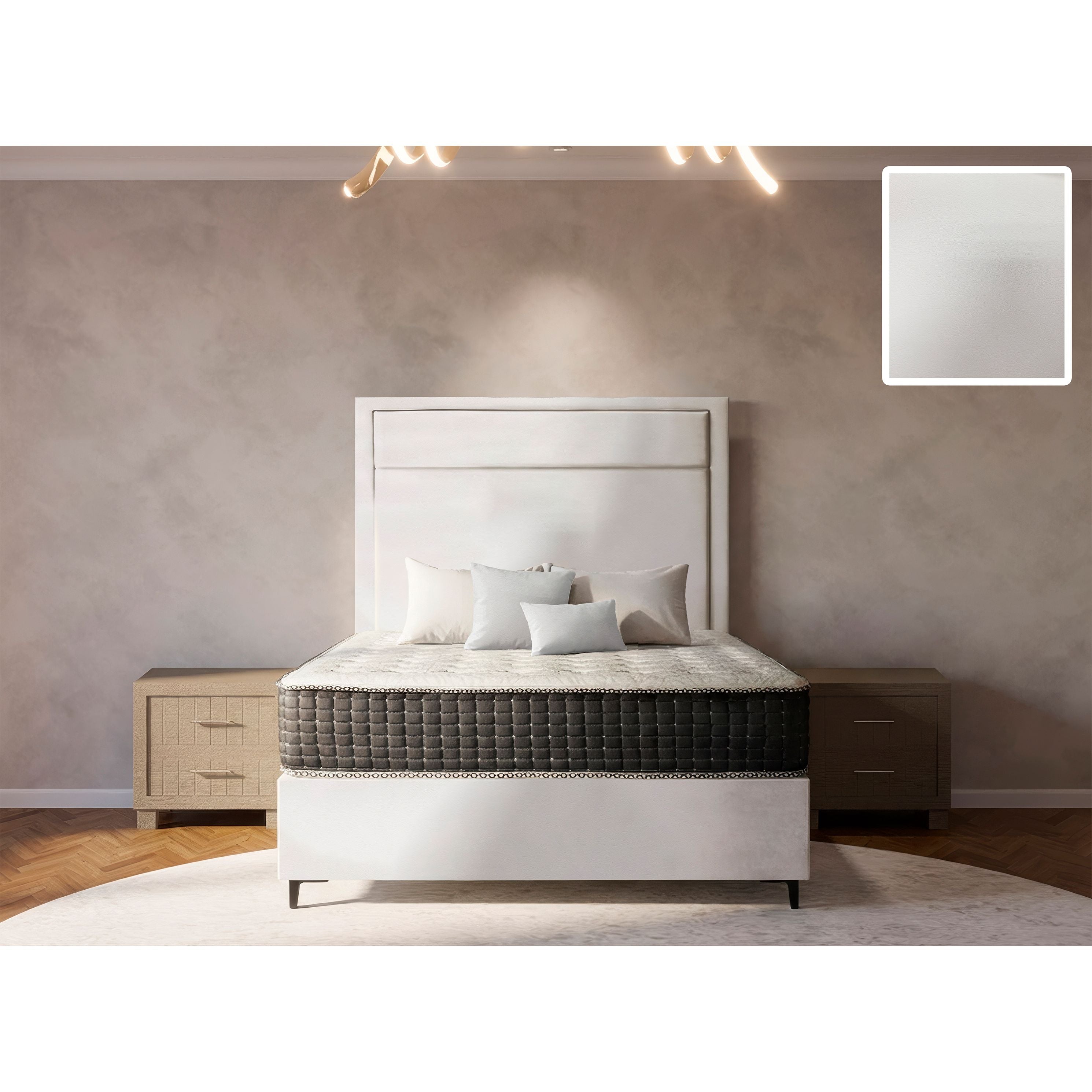 Eminence Rimline Bed and Headboard
