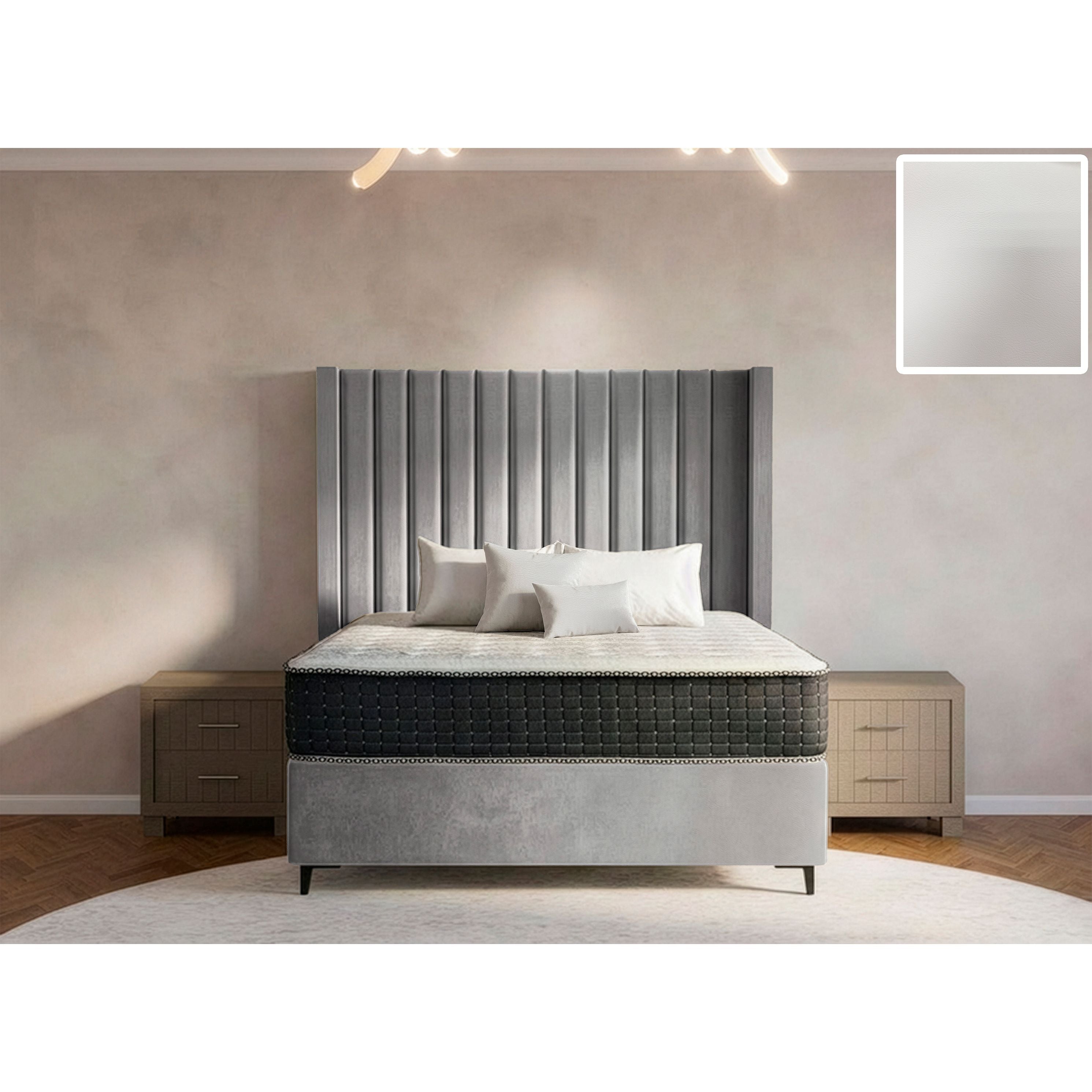 Majestic Side Wings Bed and Headboard