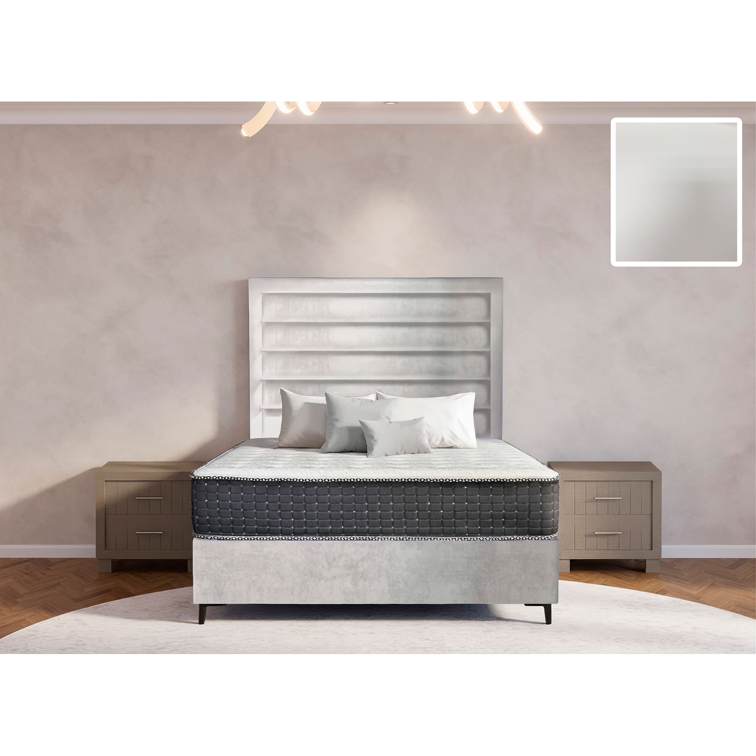Oxford Rimline Bed and Headboard