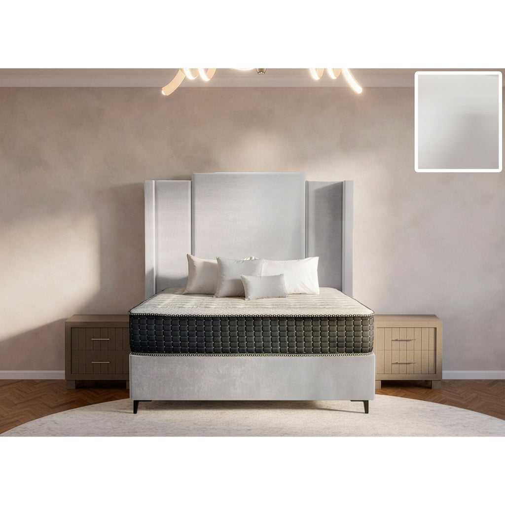 Wave Side Wings Bed and Headboard