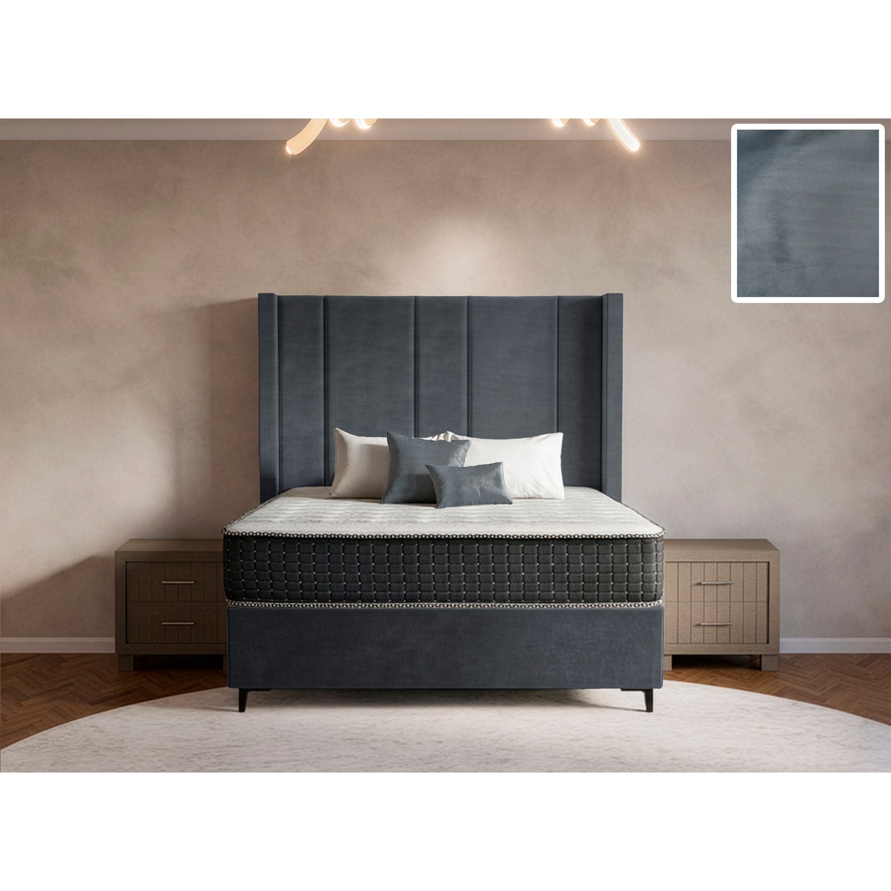 Prestige Side Wings Bed and Headboard
