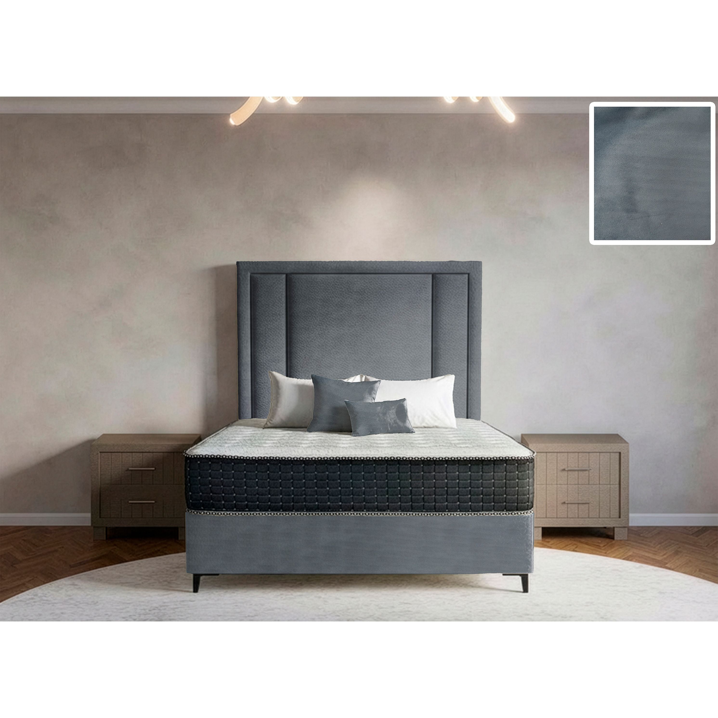 Apex Rimline Bed and Headboard