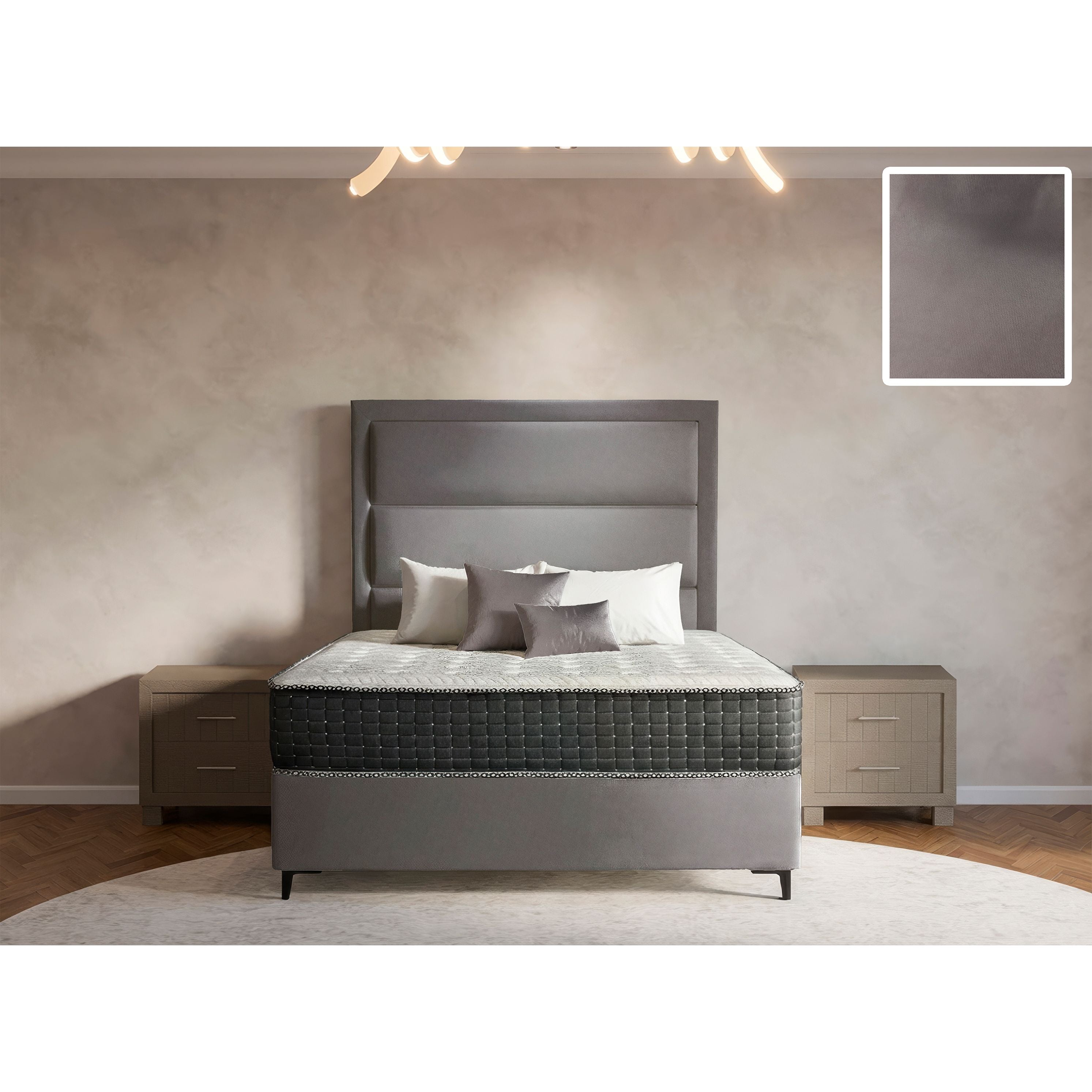 Concord Rimline Bed and Headboard