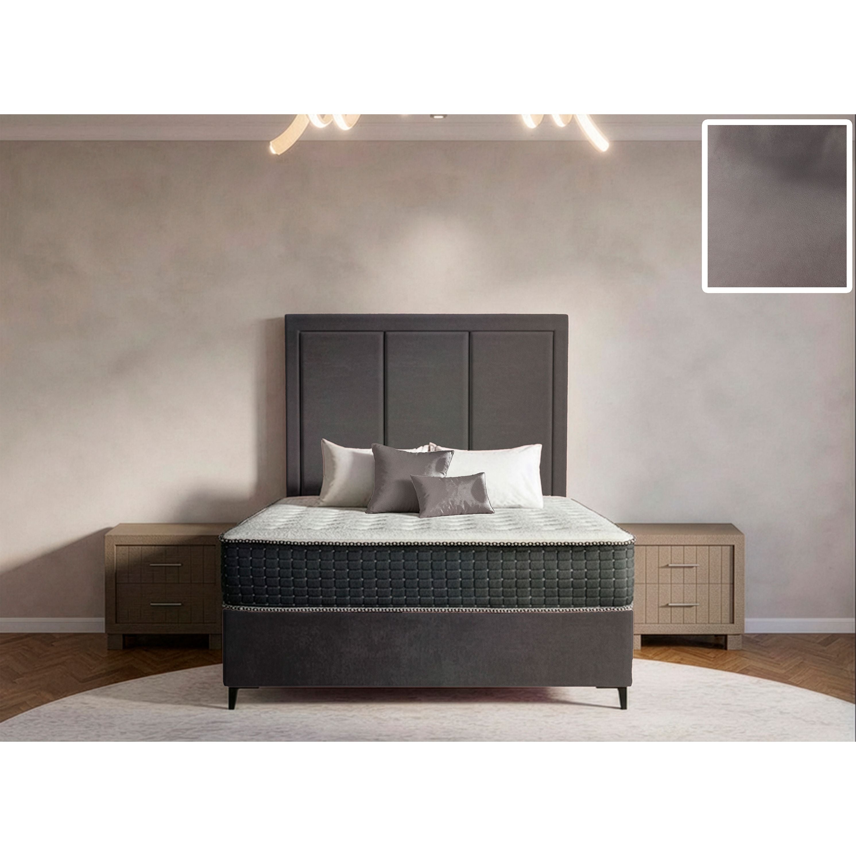 Arlington Rimline Bed and Headboard