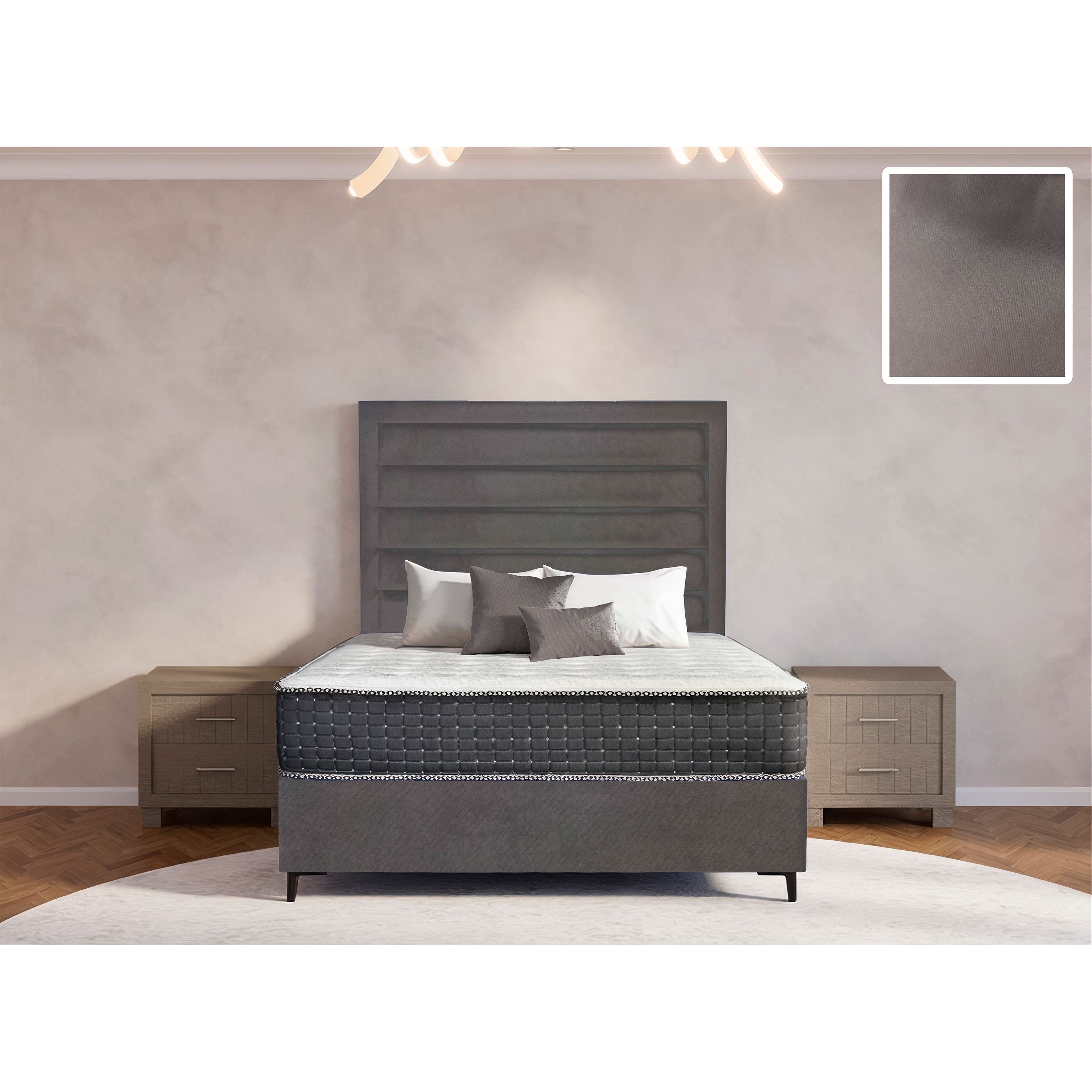 Oxford Rimline Bed and Headboard