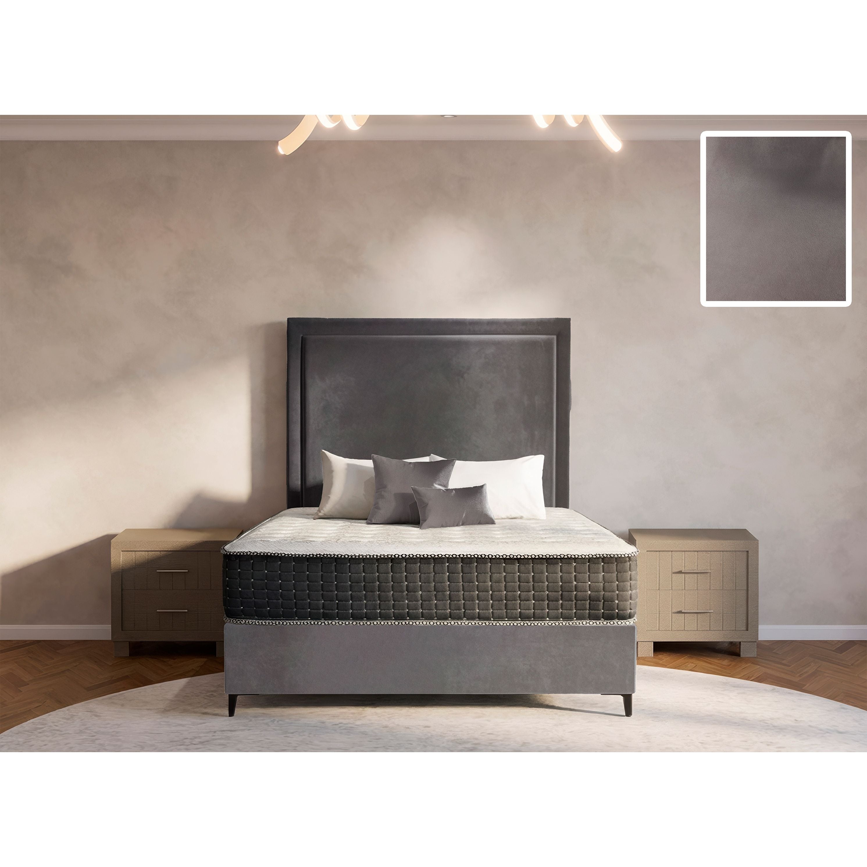 Orlando Rimline Bed and Headboard
