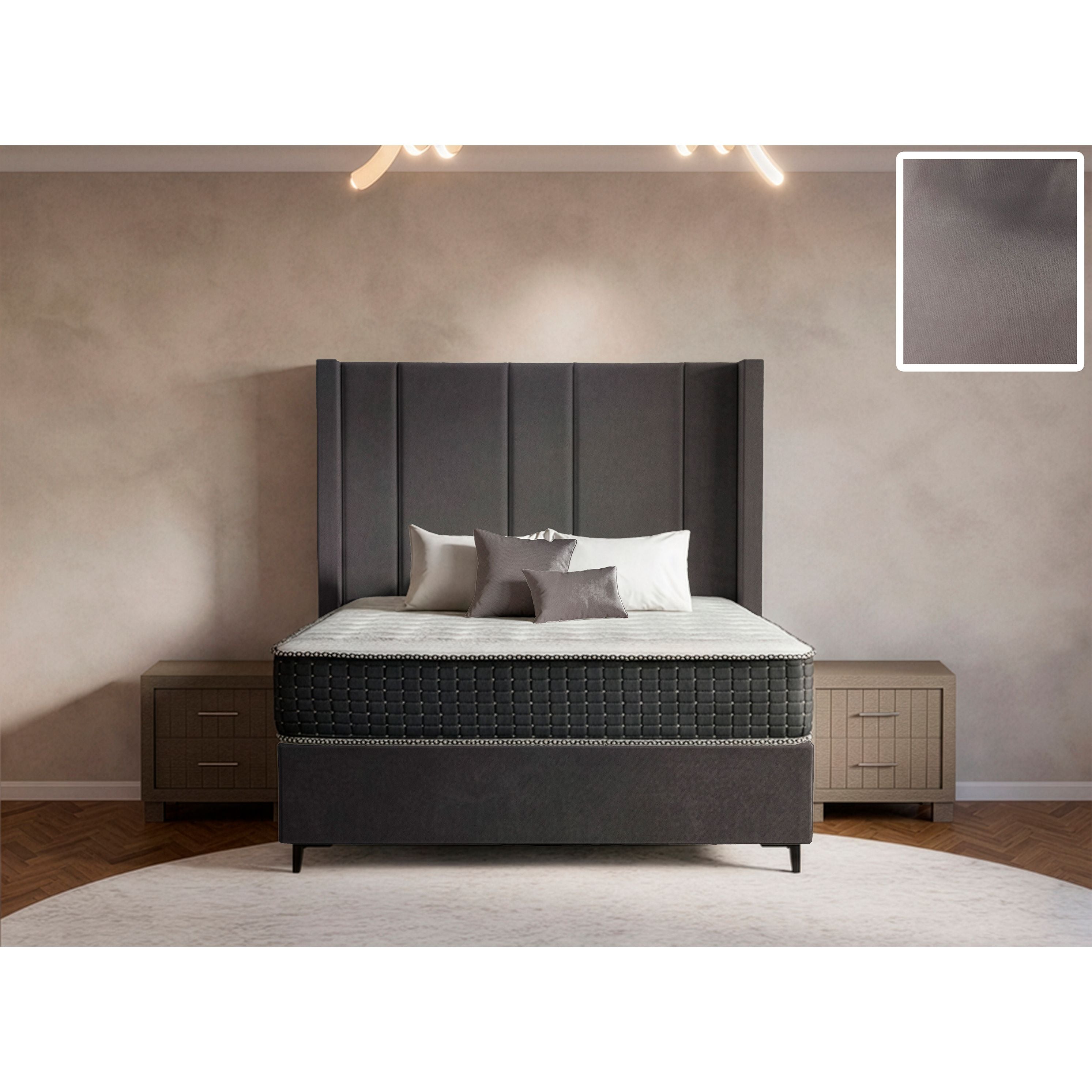 Prestige Side Wings Bed and Headboard