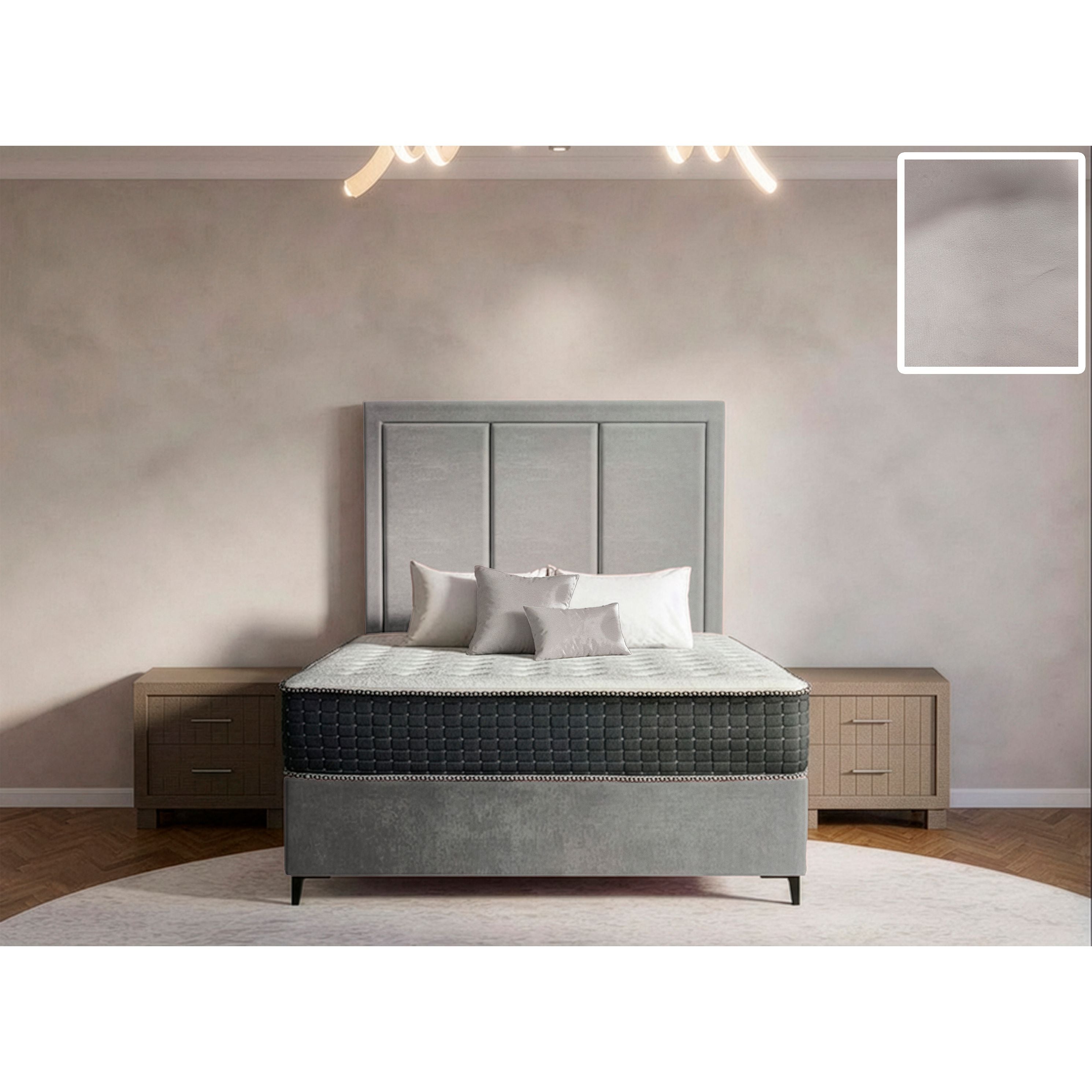 Arlington Rimline Bed and Headboard