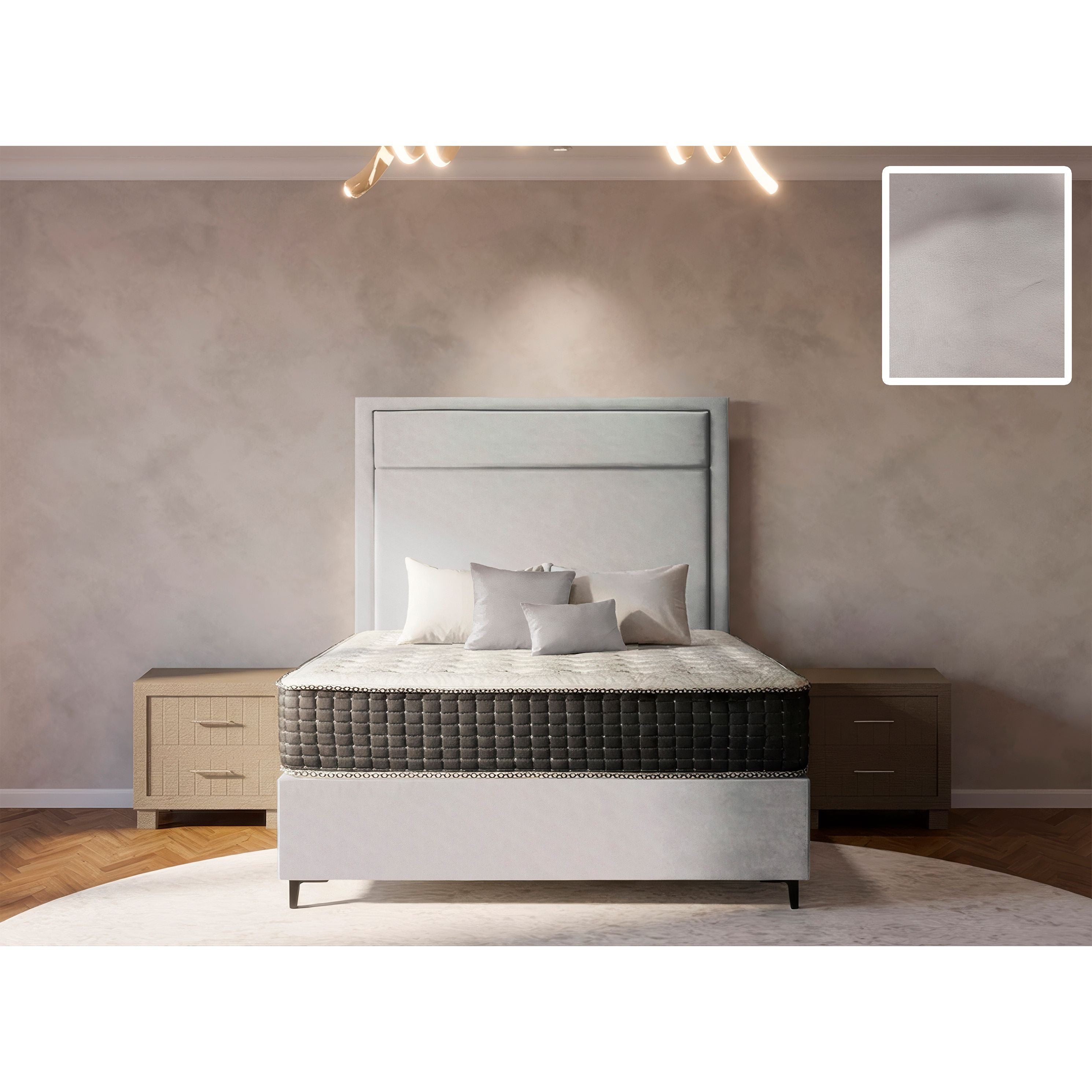 Eminence Rimline Bed and Headboard