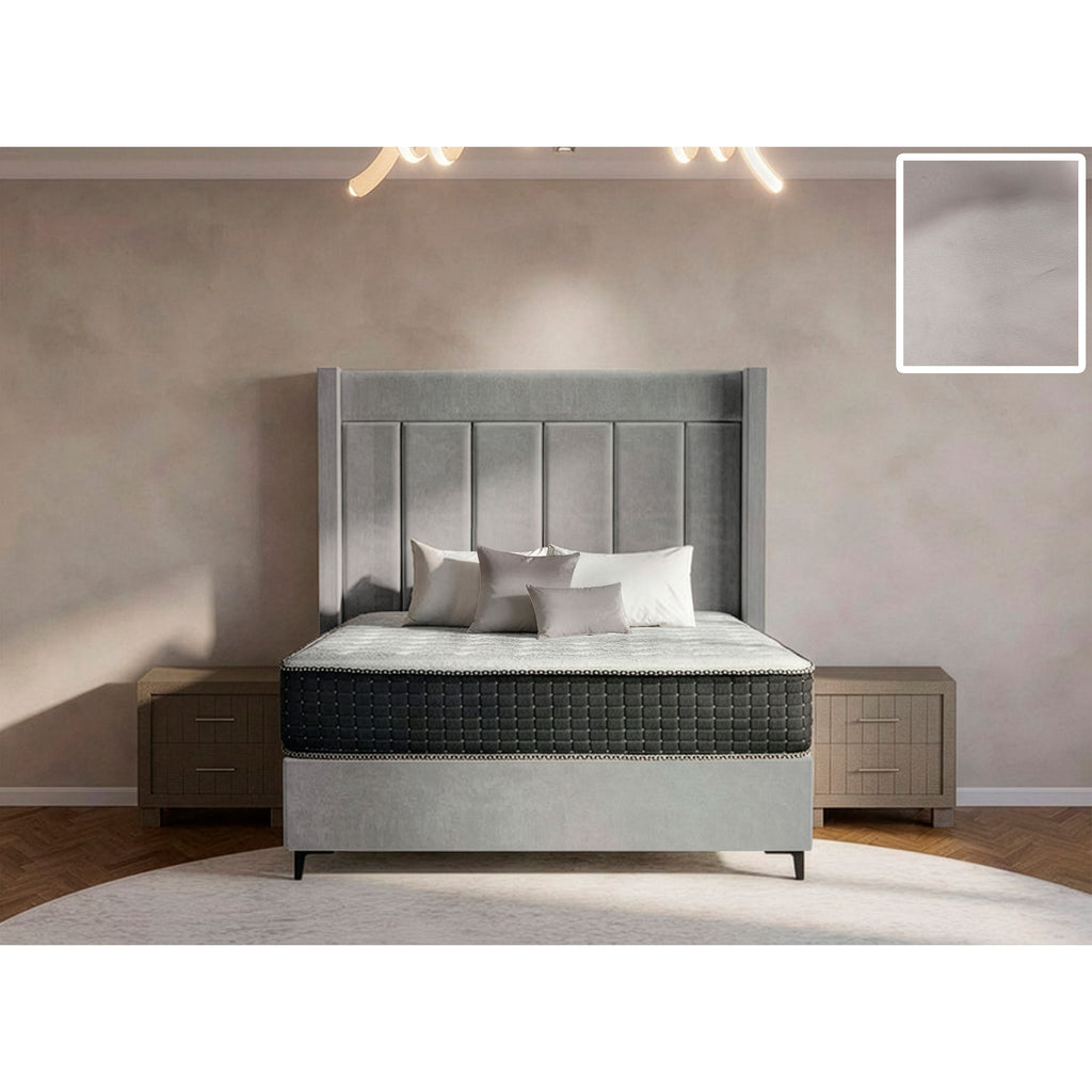 Luxeloom Side Wings Bed and Headboard