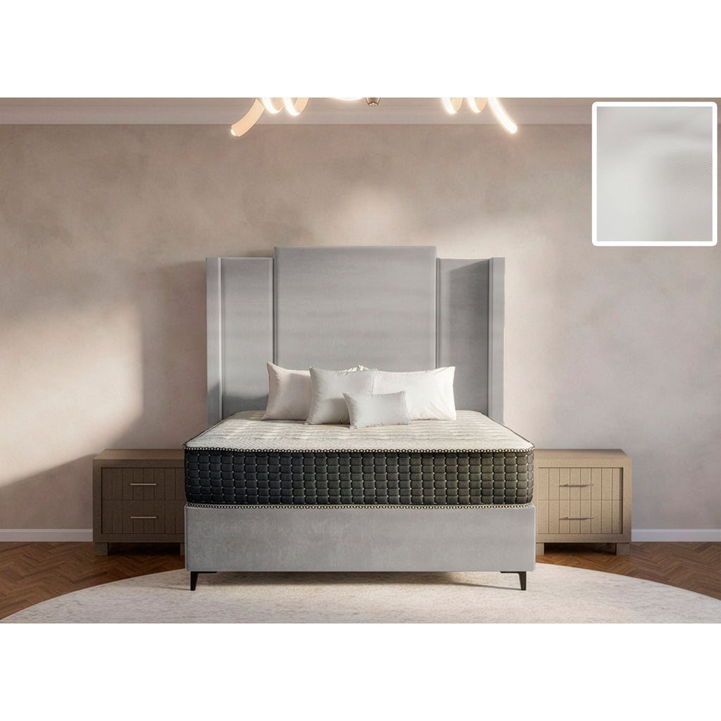 Wave Side Wings Bed and Headboard