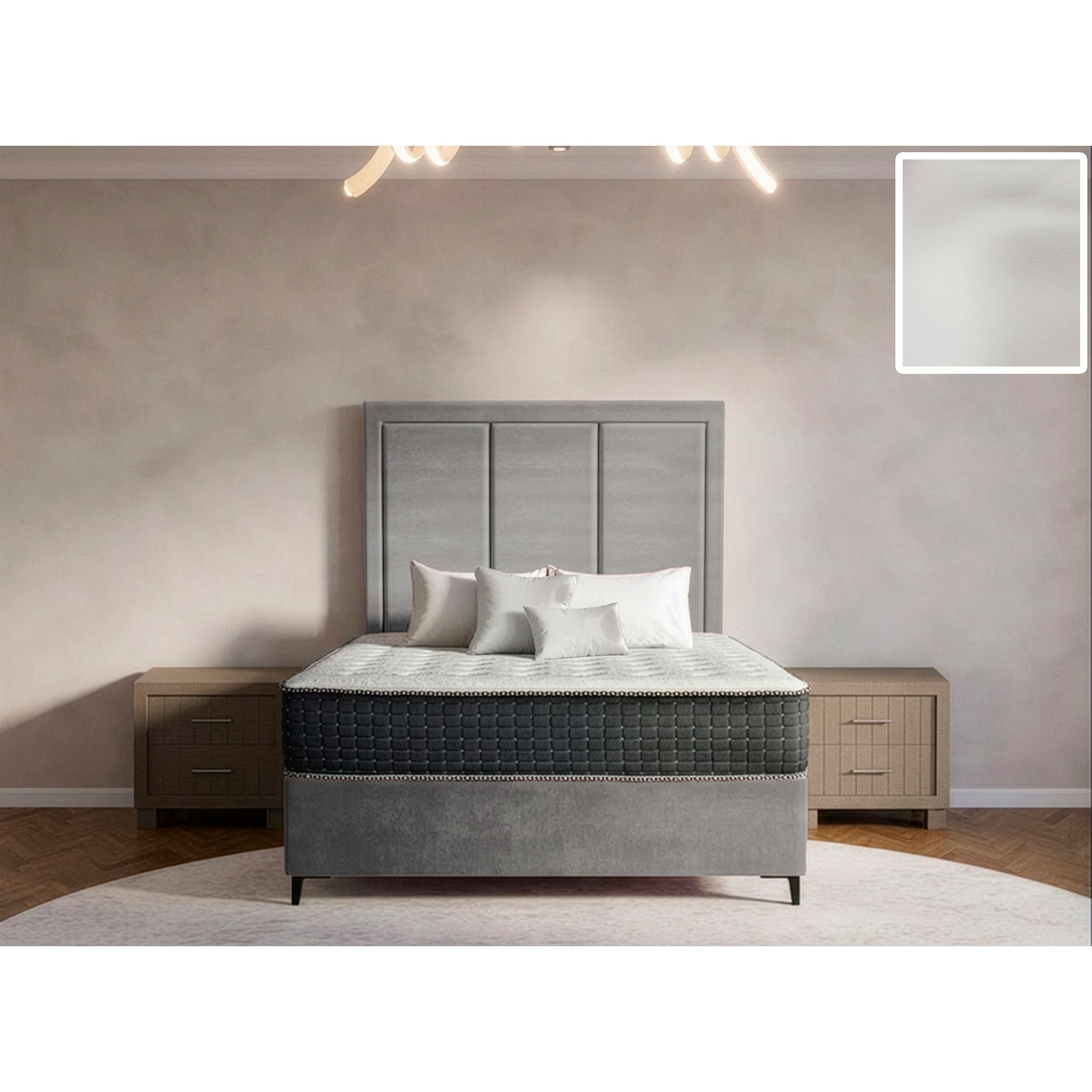Arlington Rimline Bed and Headboard