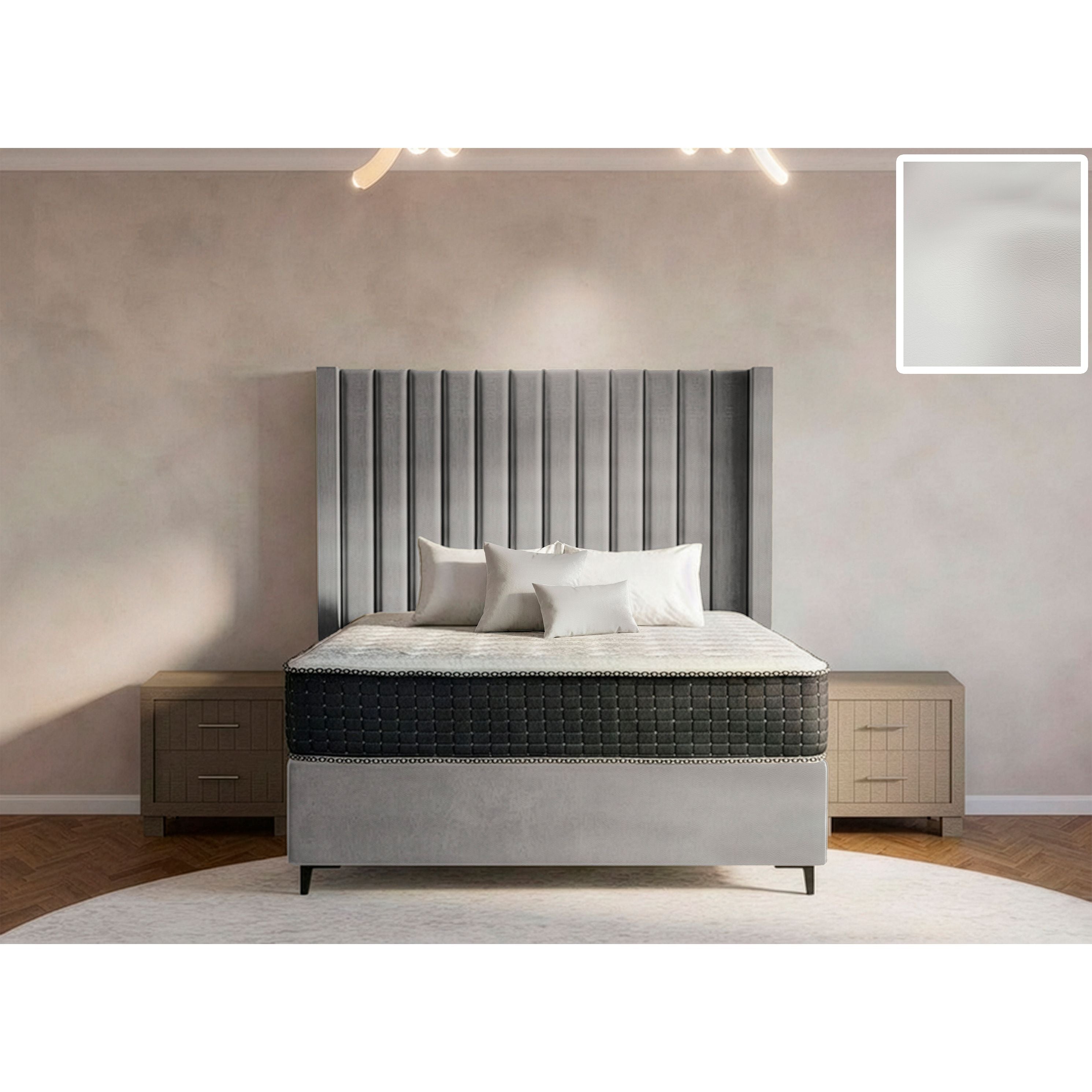 Majestic Side Wings Bed and Headboard