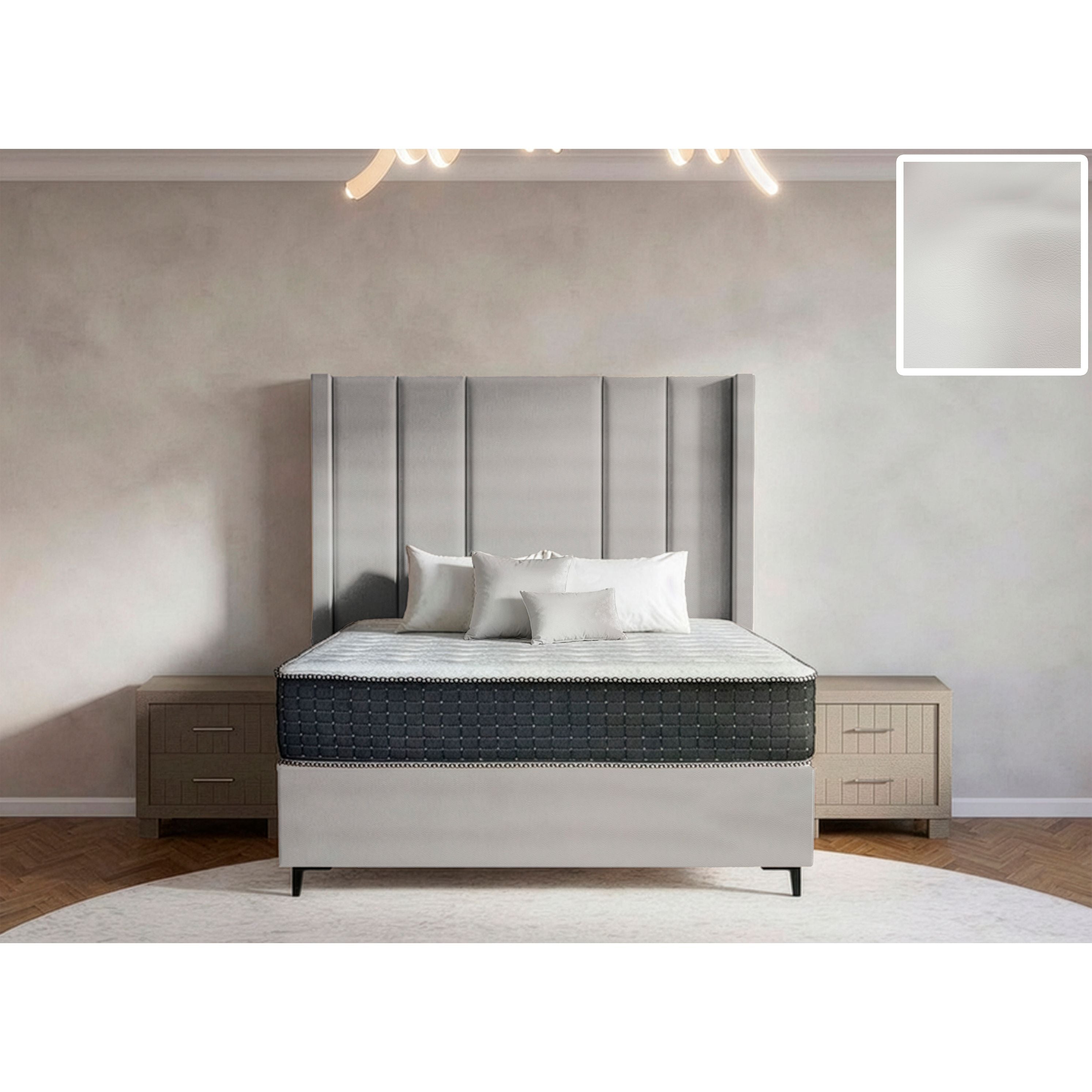 Windsor Side Wings Bed and Headboard