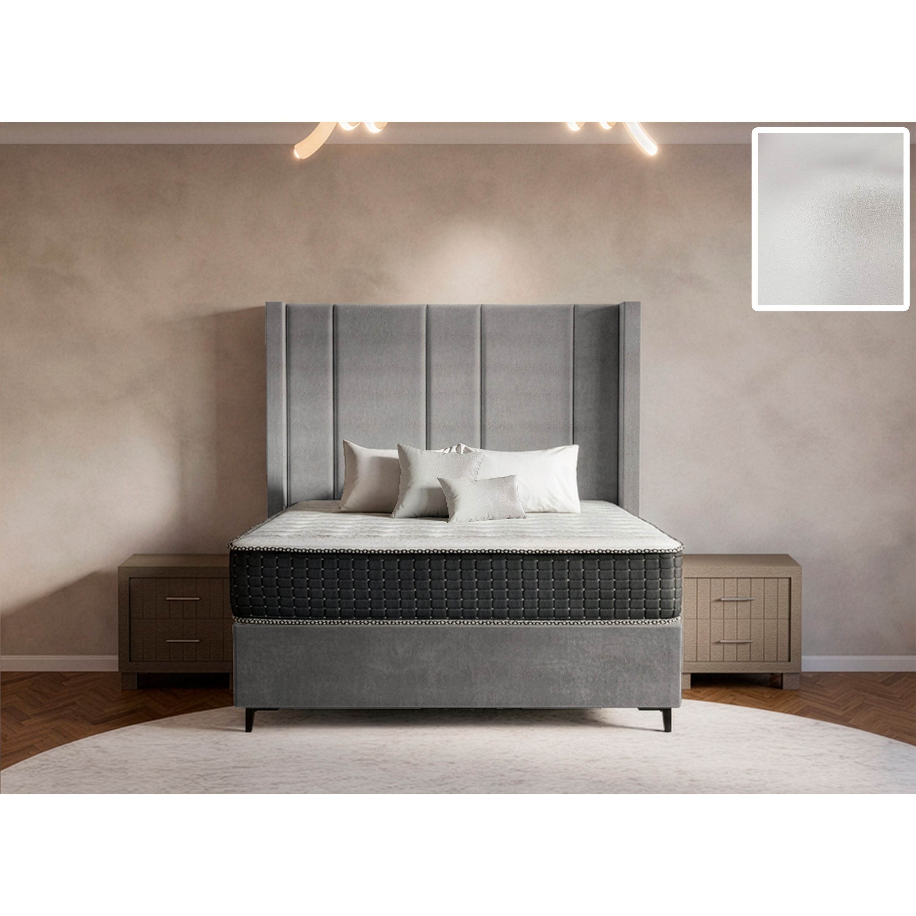 Prestige Side Wings Bed and Headboard