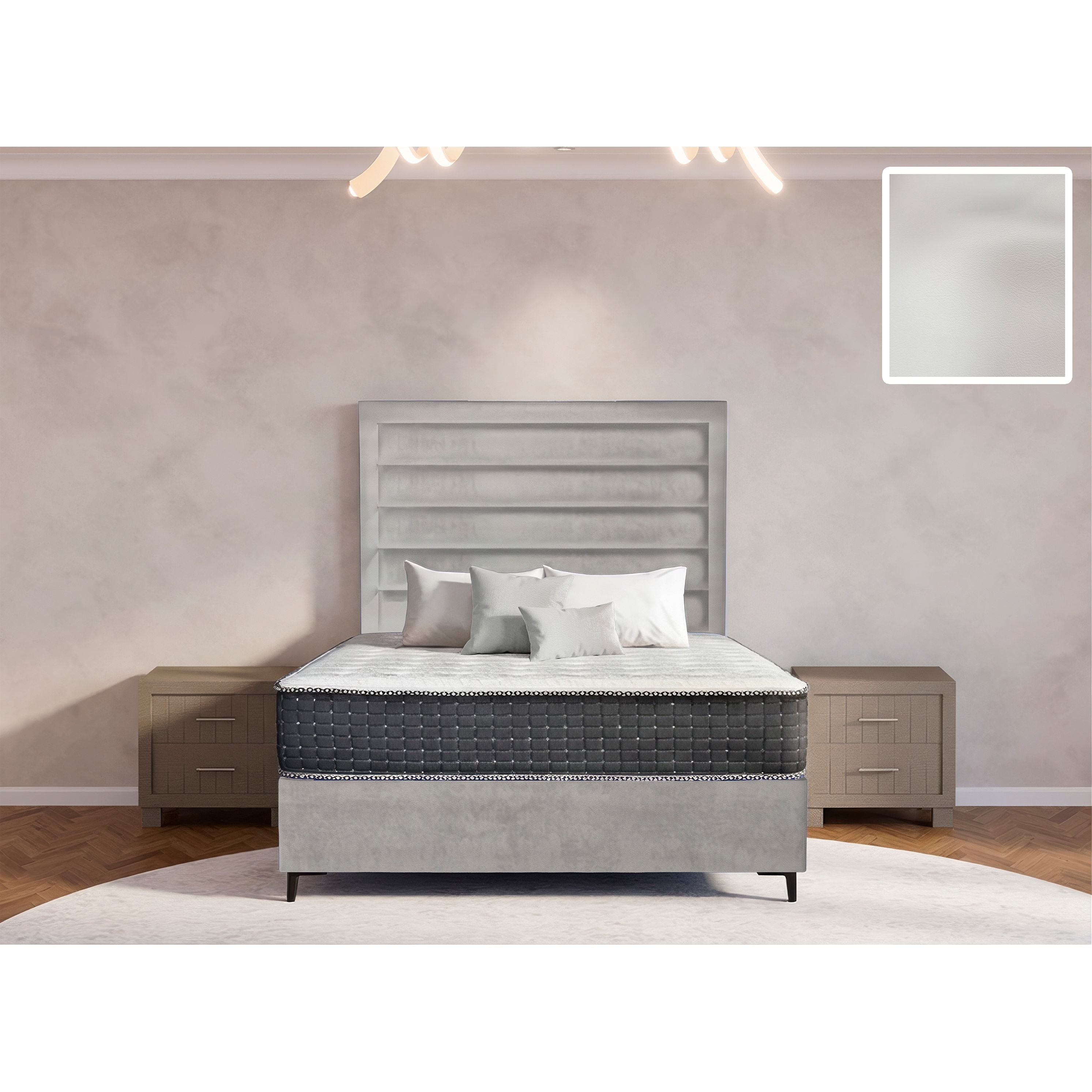 Oxford Rimline Bed and Headboard