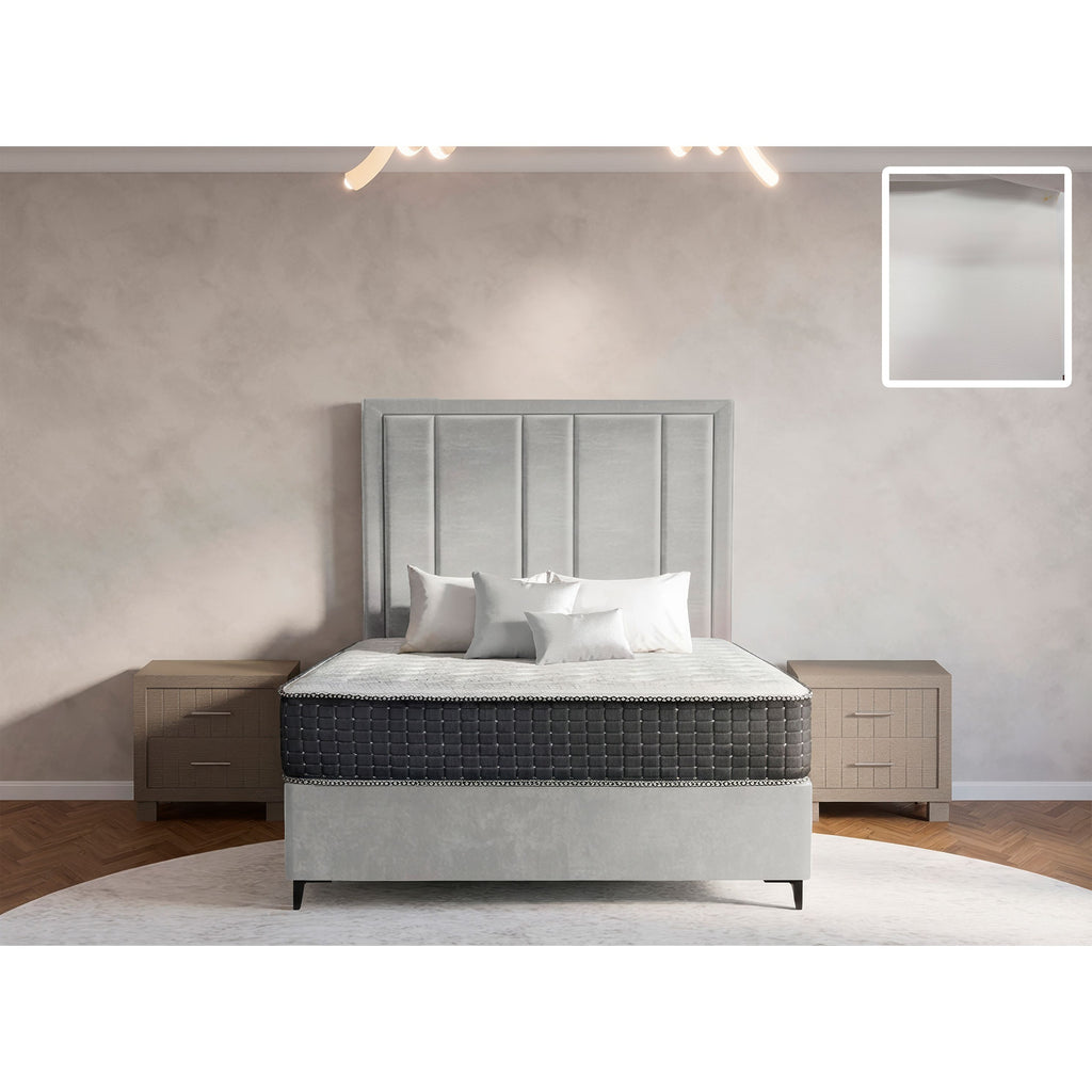 Prestige Rimline Bed and Headboard