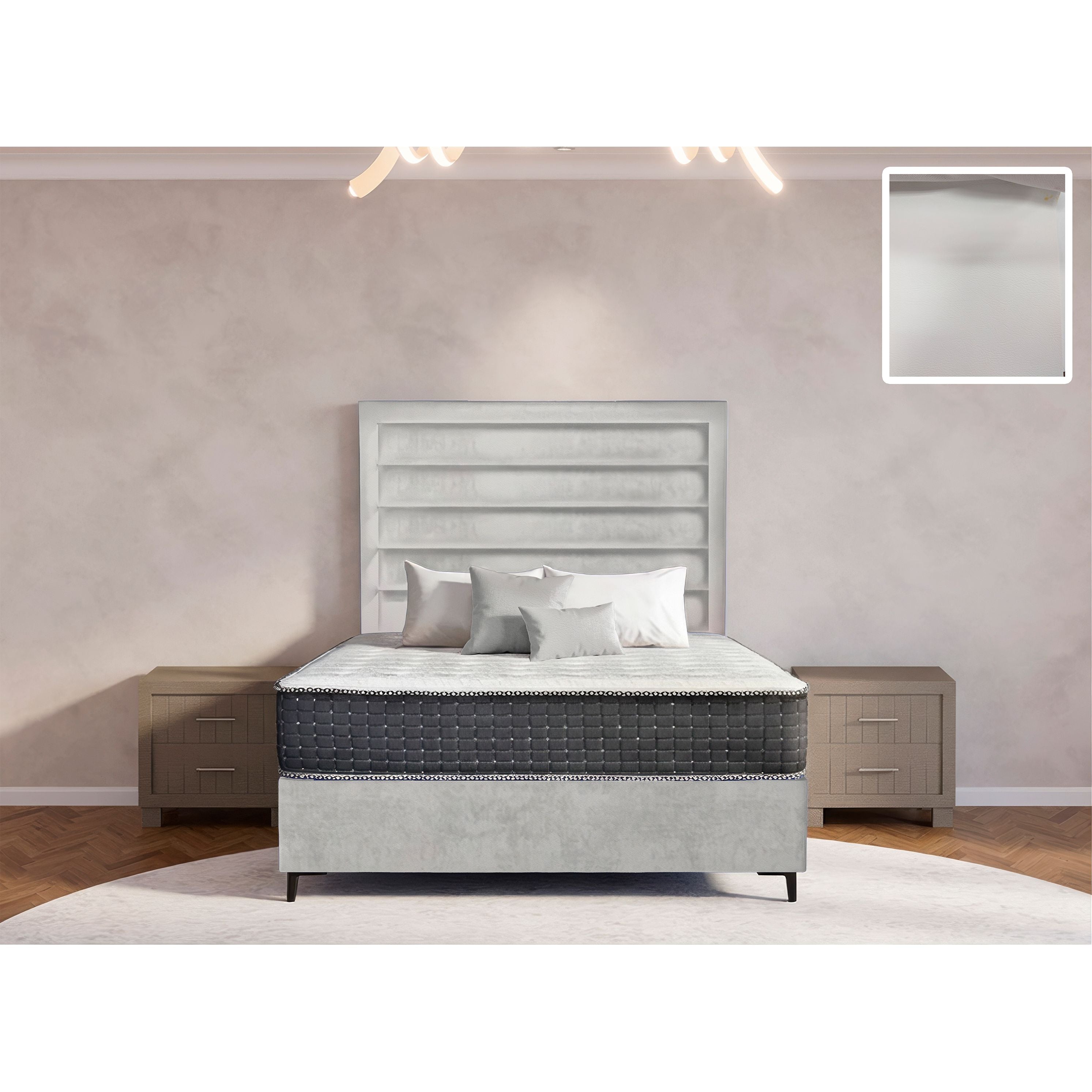 Oxford Rimline Bed and Headboard