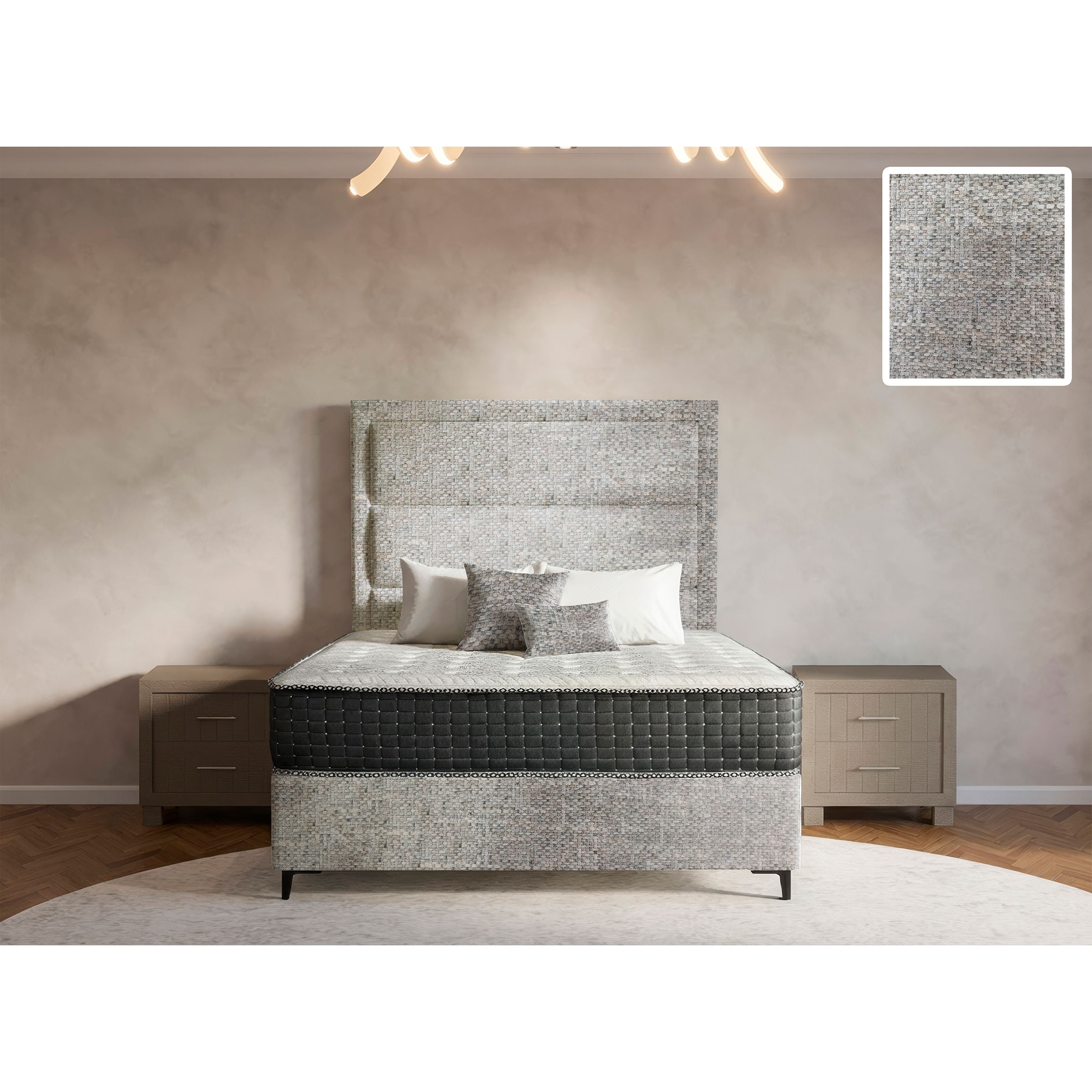 Concord Rimline Bed and Headboard