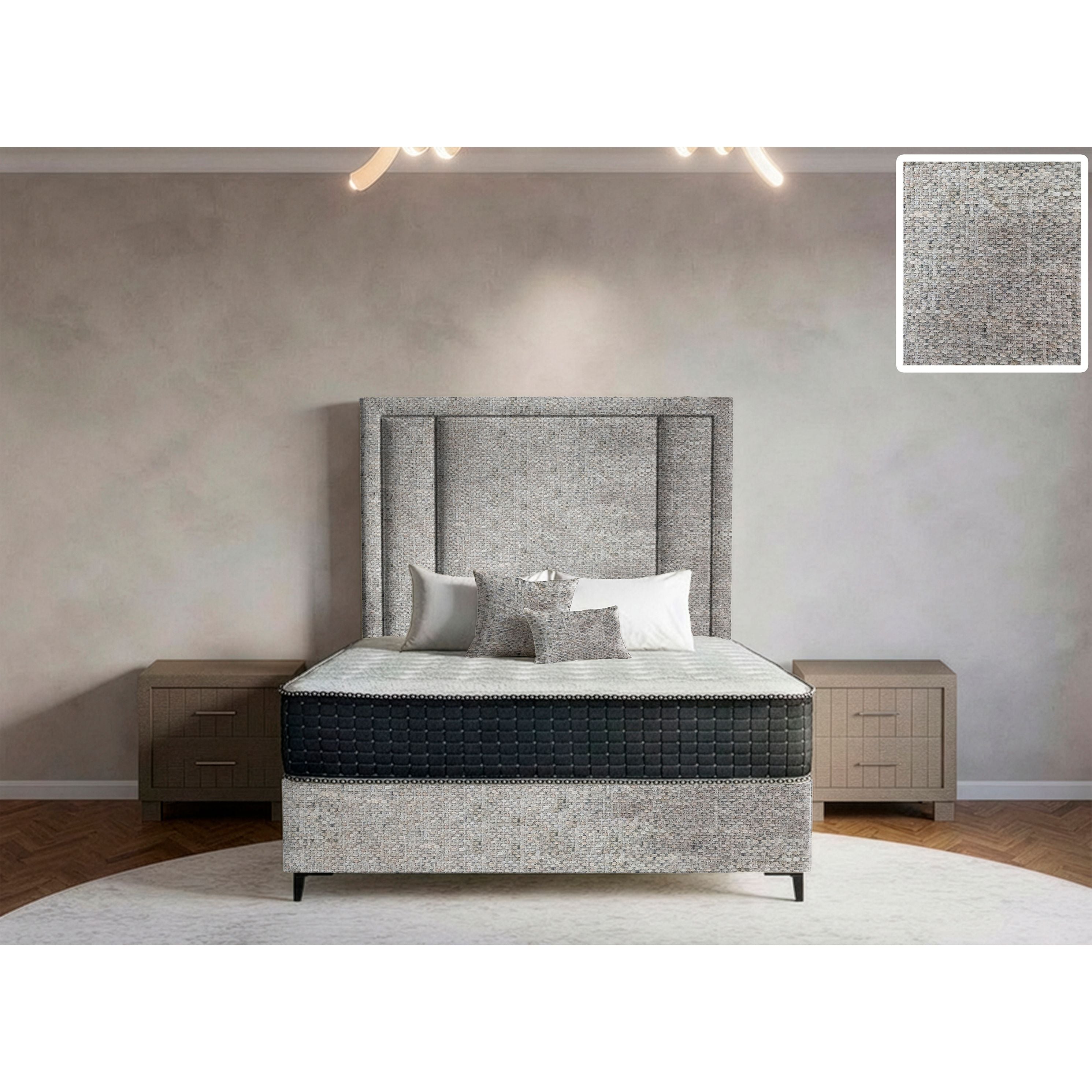 Apex Rimline Bed and Headboard