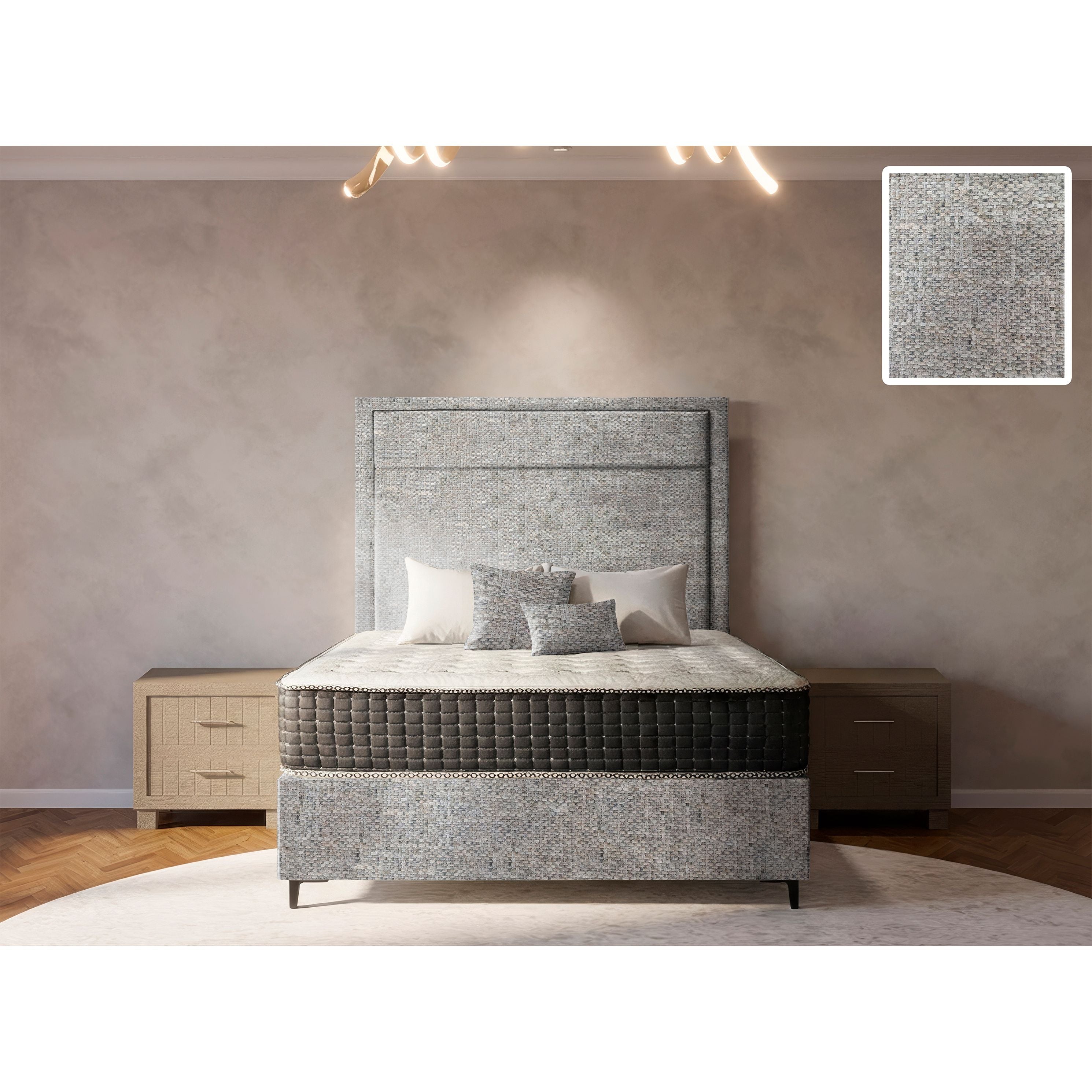 Eminence Rimline Bed and Headboard