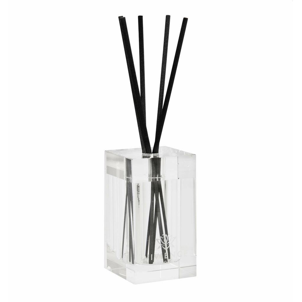 Clear Square Reed Diffuser - "English Pear & Freesia" Scent