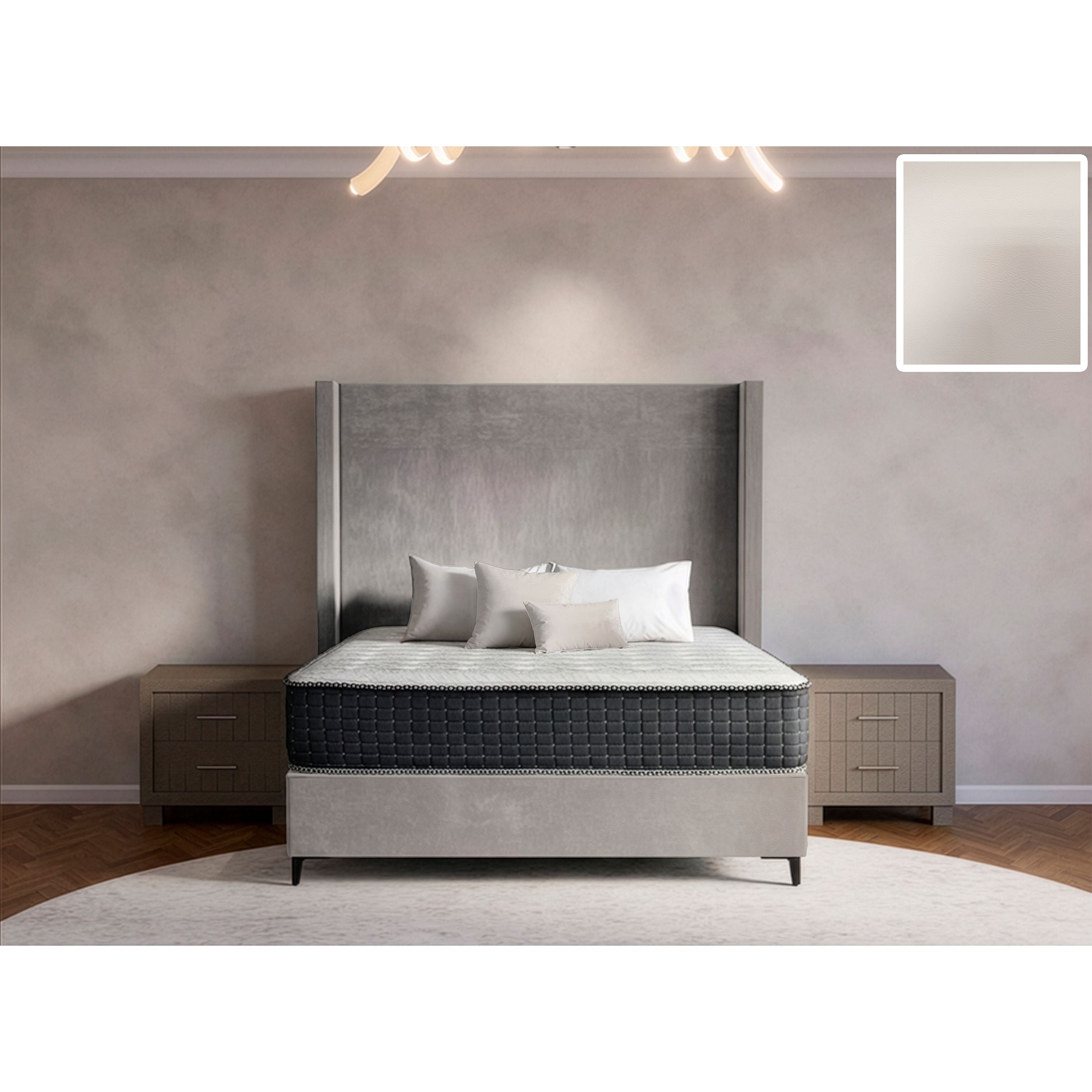Orlando Side Wings Bed and Headboard