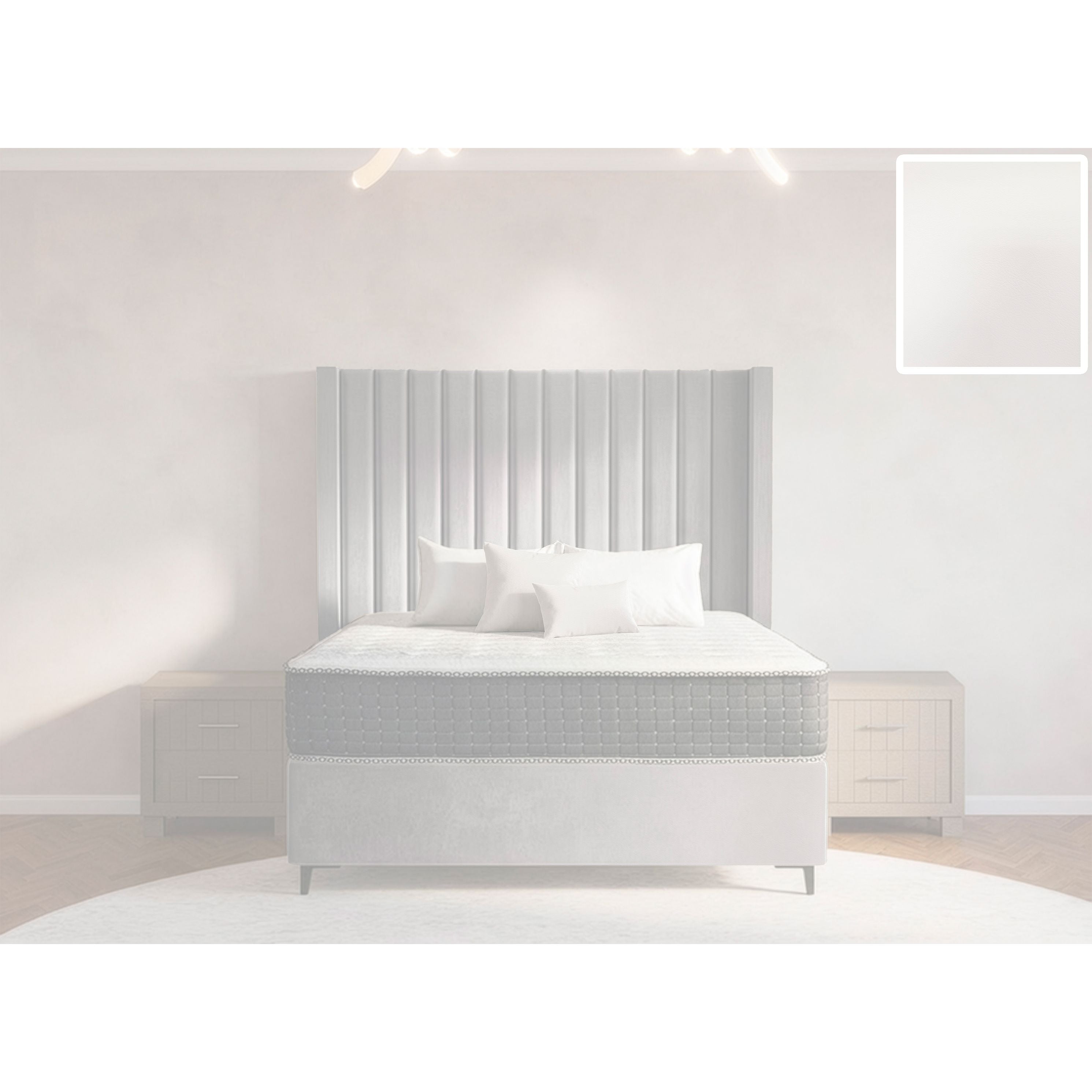 Majestic Side Wings Bed and Headboard