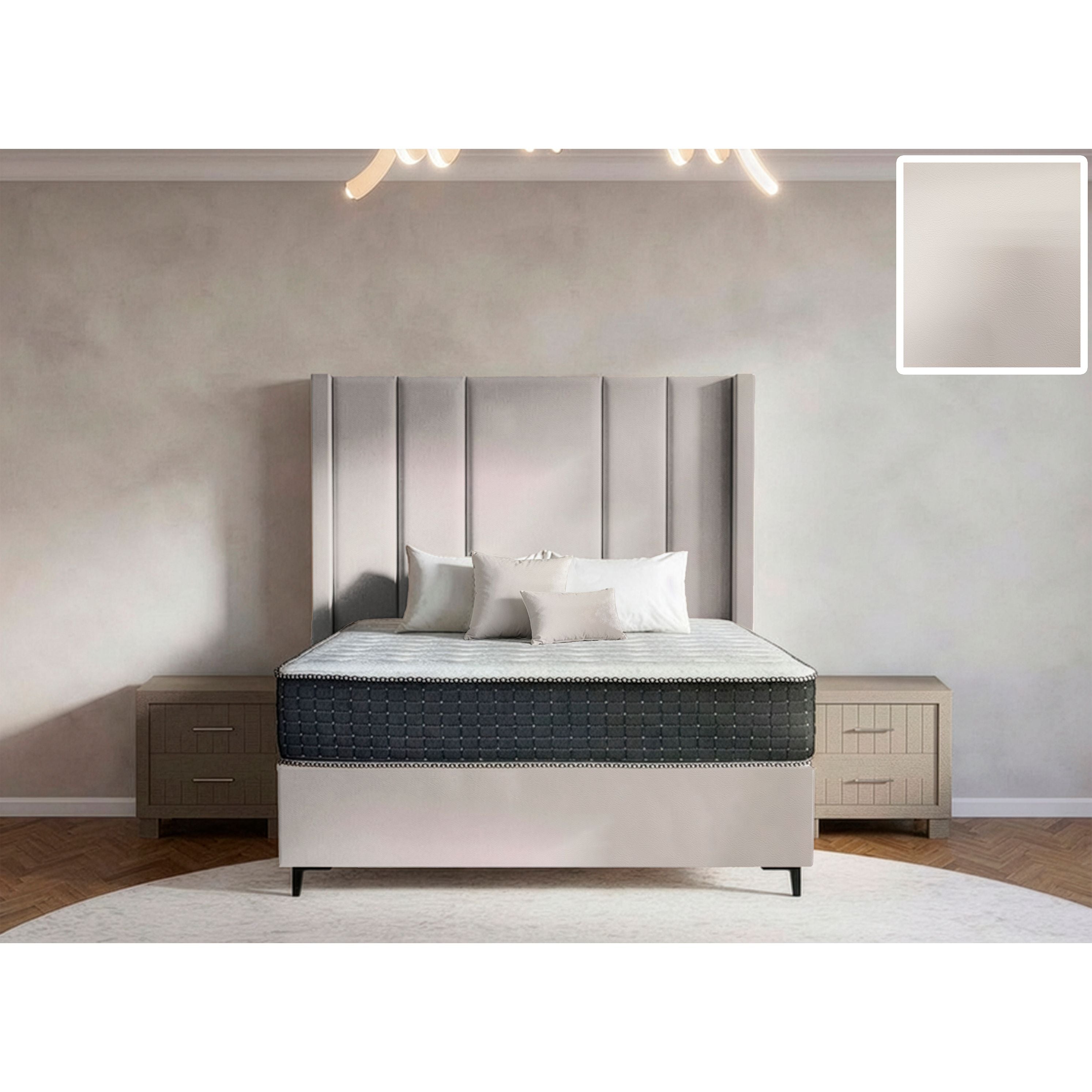 Windsor Side Wings Bed and Headboard