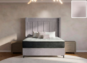 Luxeloom Side Wings Bed and Headboard