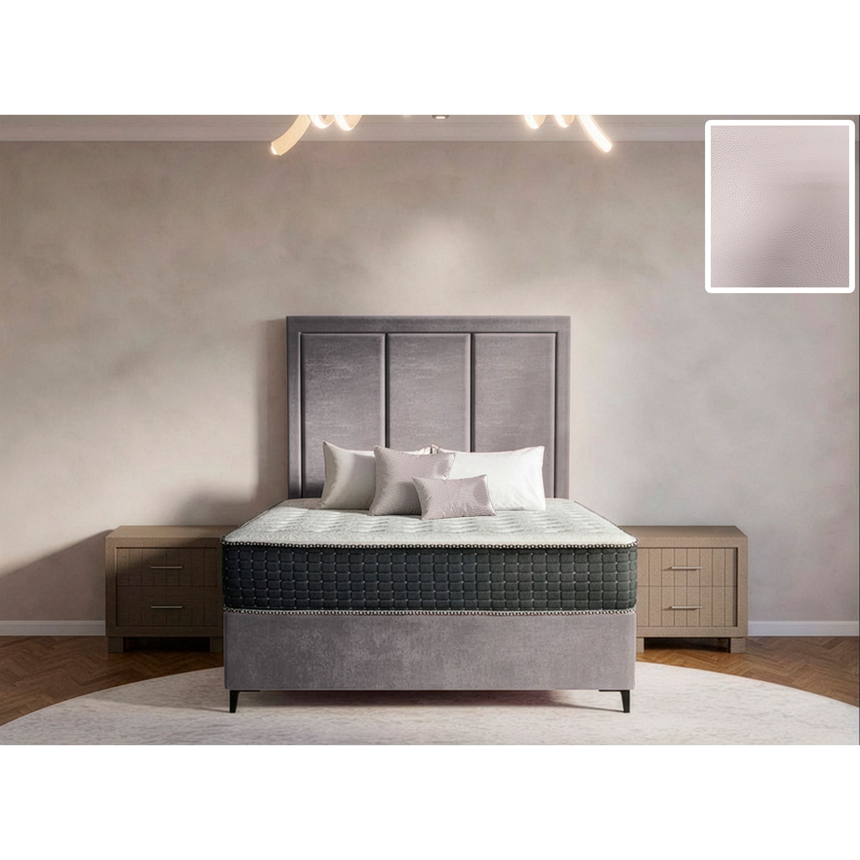 Arlington Rimline Bed and Headboard