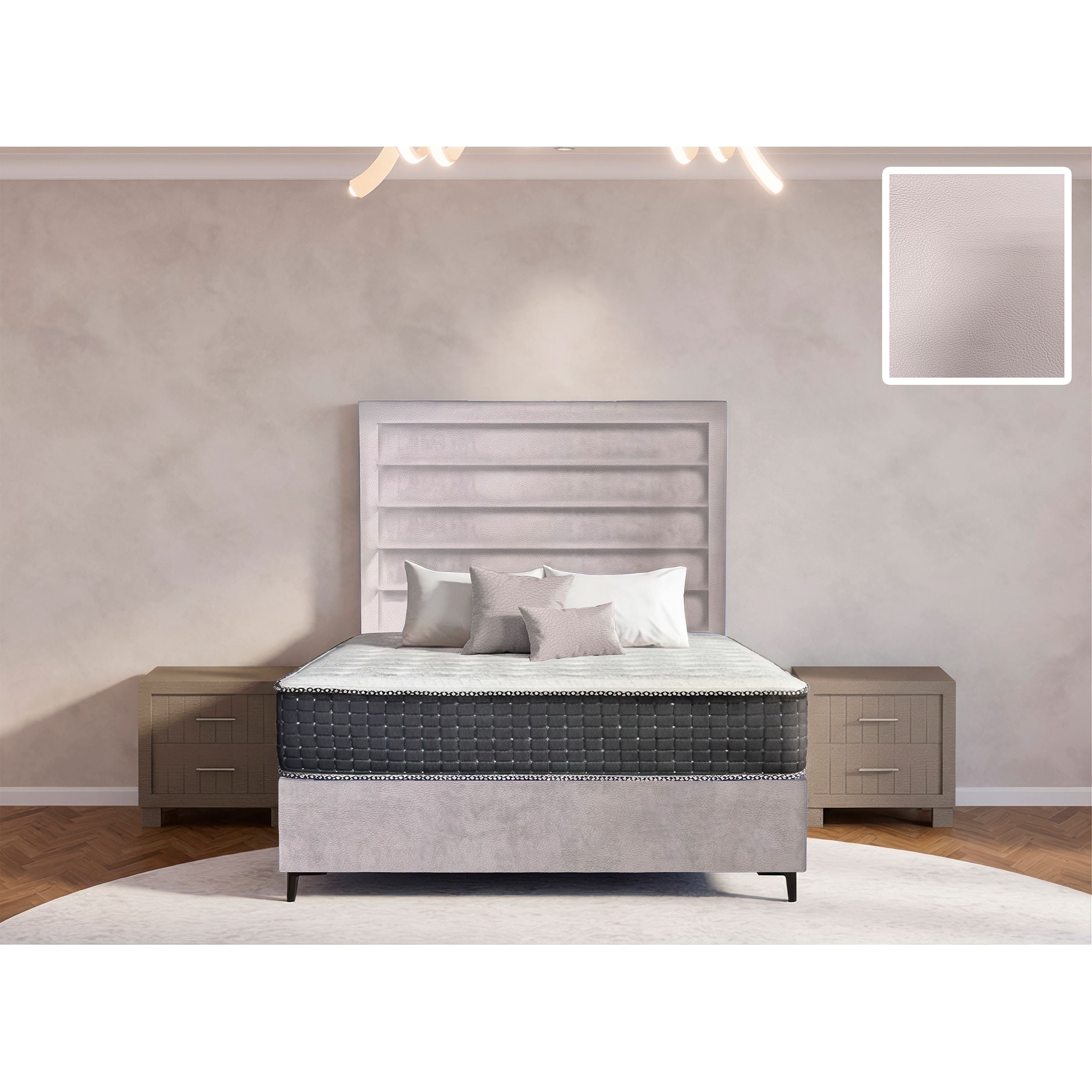 Oxford Rimline Bed and Headboard