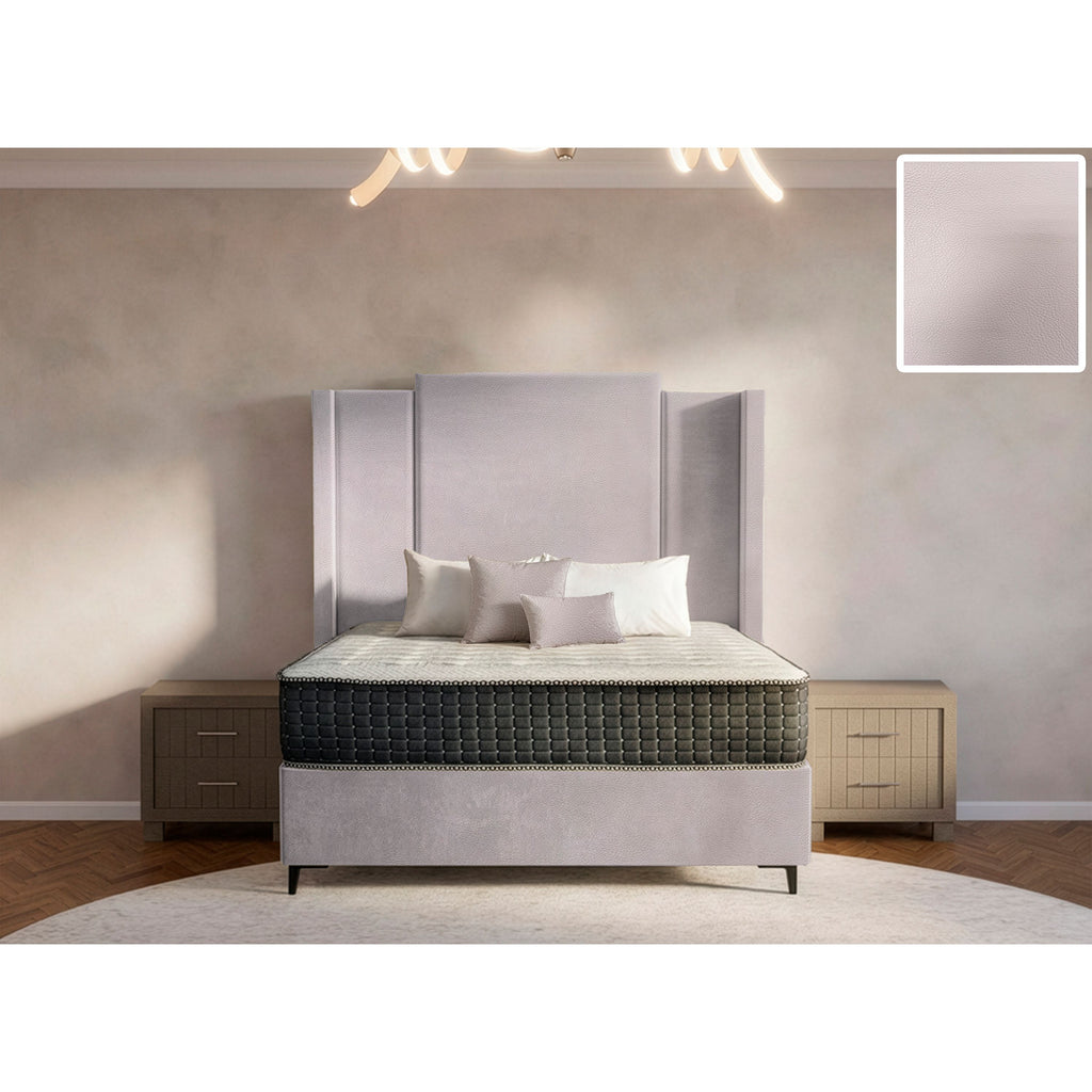 Wave Side Wings Bed and Headboard