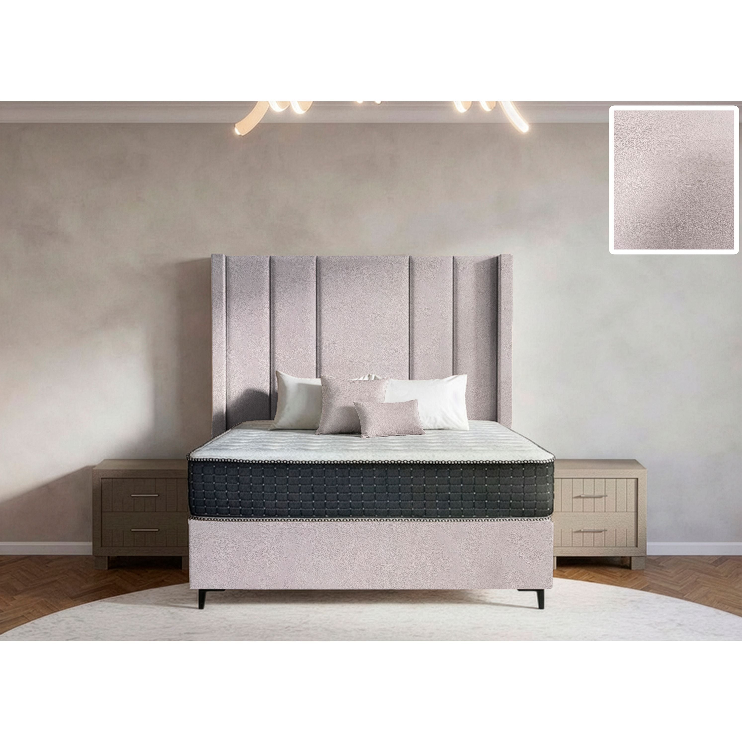 Windsor Side Wings Bed and Headboard