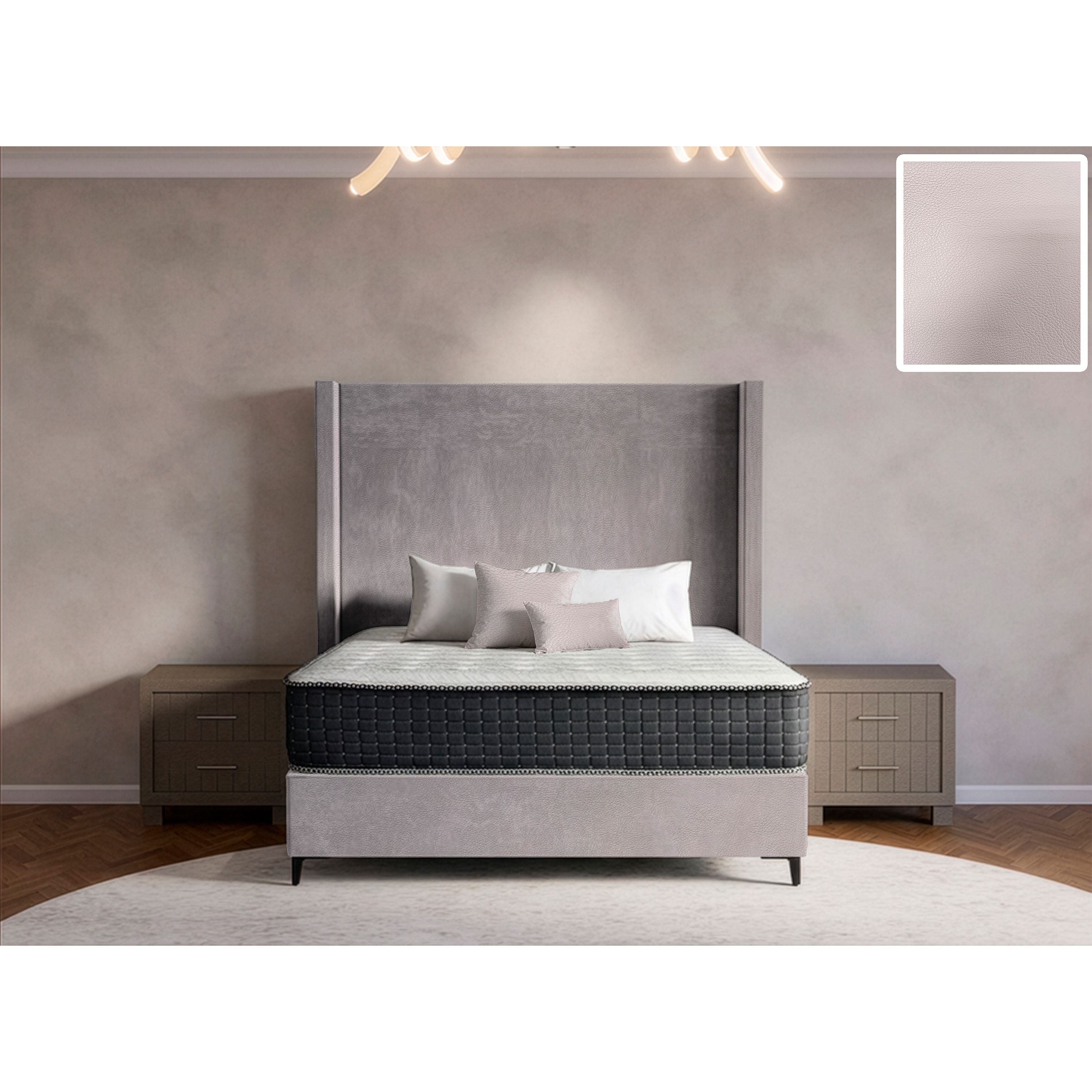 Orlando Side Wings Bed and Headboard