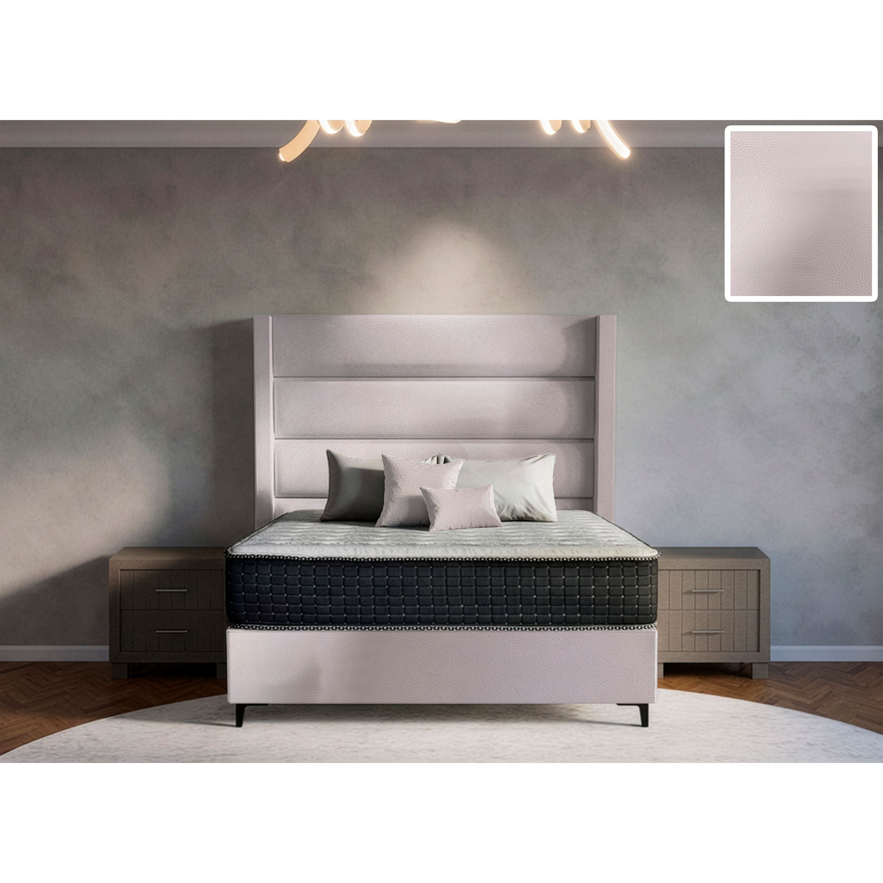 Concord Side Wings Bed and Headboard