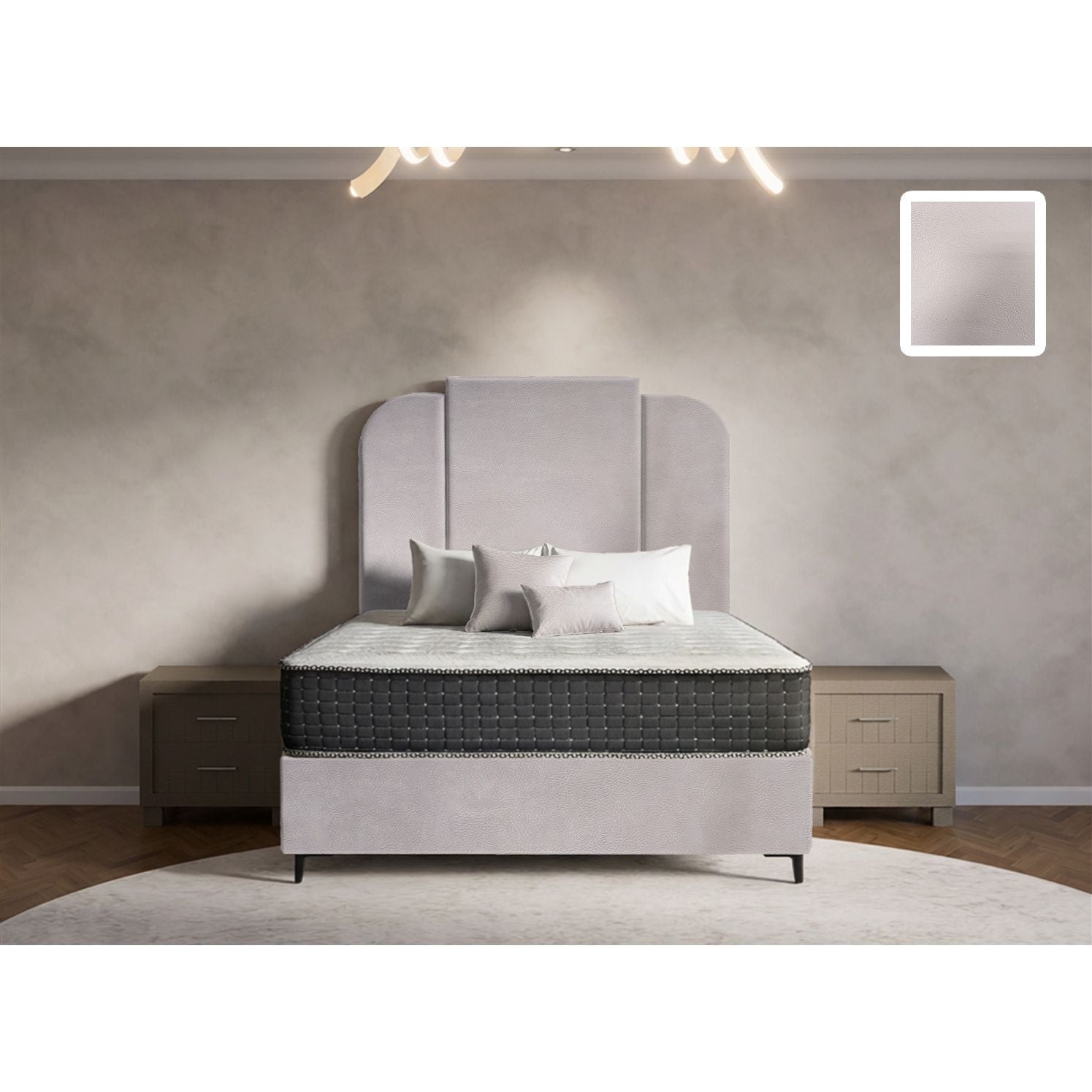 Wave Heritage Bed and Headboard