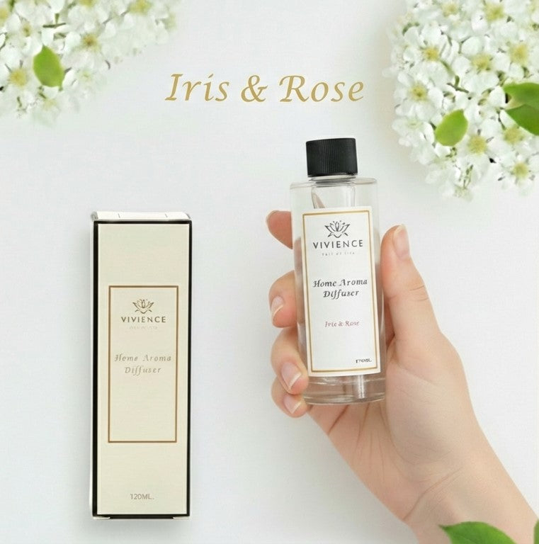 Iris & Rose Scent Diffuser Refill -120 ML