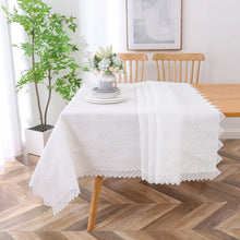 Load image into Gallery viewer, Lace Lined Tablecloth 1728L
