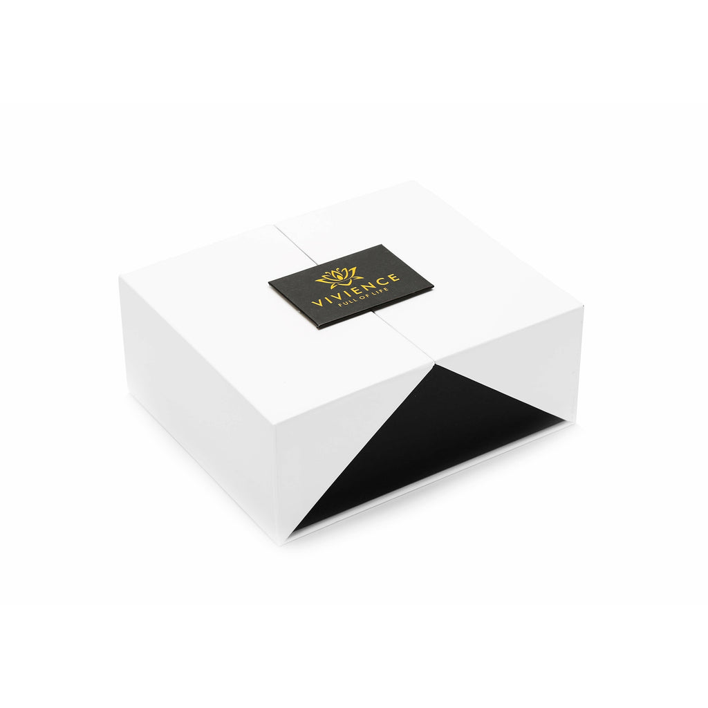 Glossy Gold Hemispheric shape Diffuser with White Flower, "English Pear & Freesia" Scent