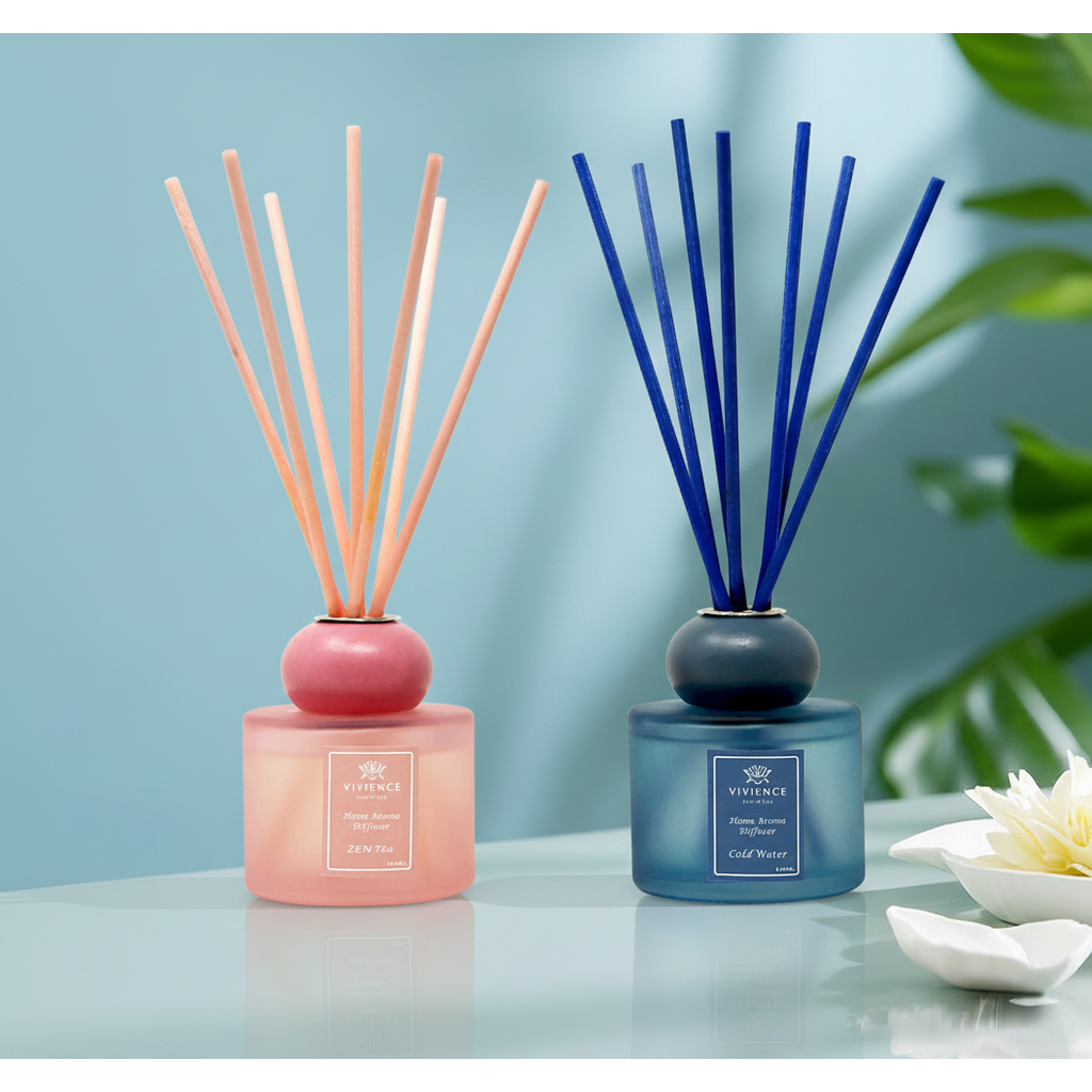 Set of 2 Diffusers Blue & Pink