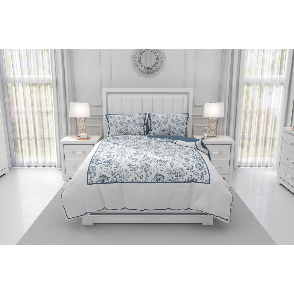 The Acapulco Slate Duvet Cover Bedding Set