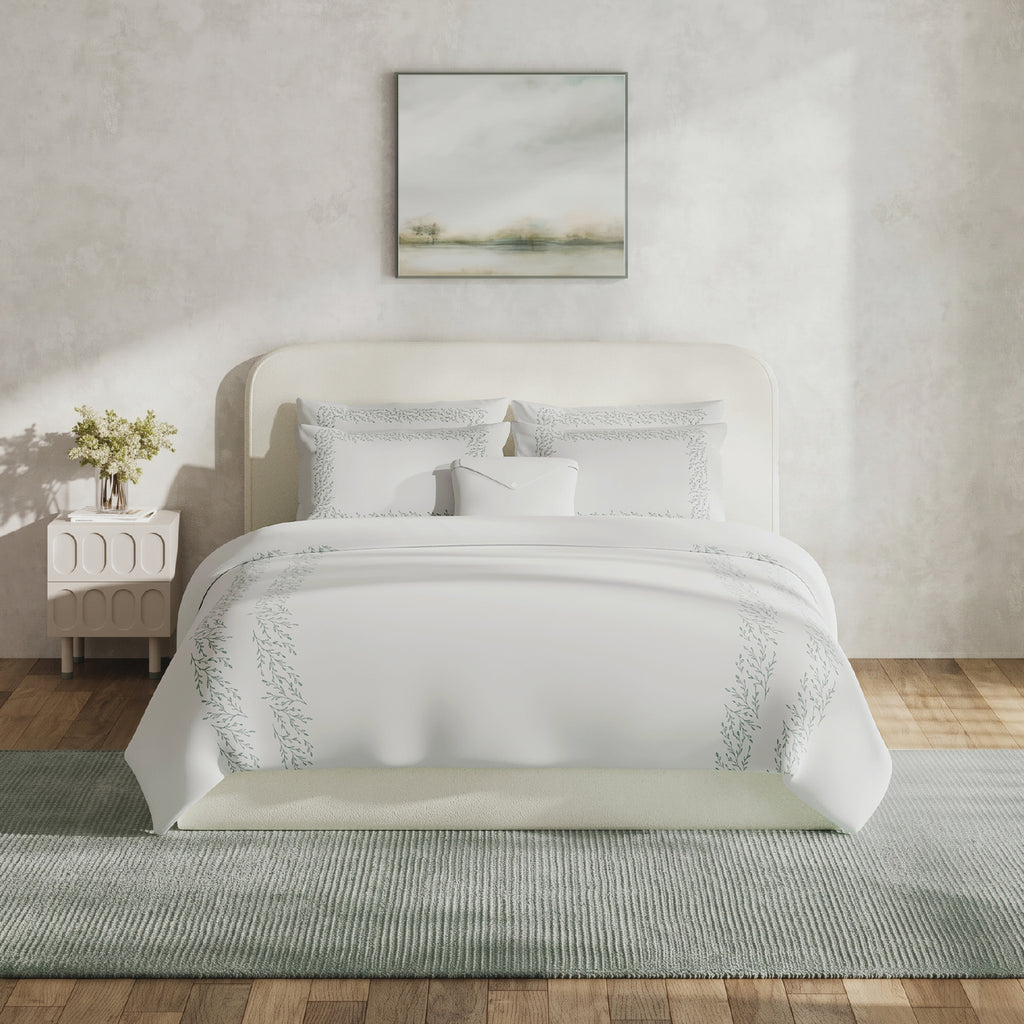 The Adeline Duvet Cover Bedding Set - Sage