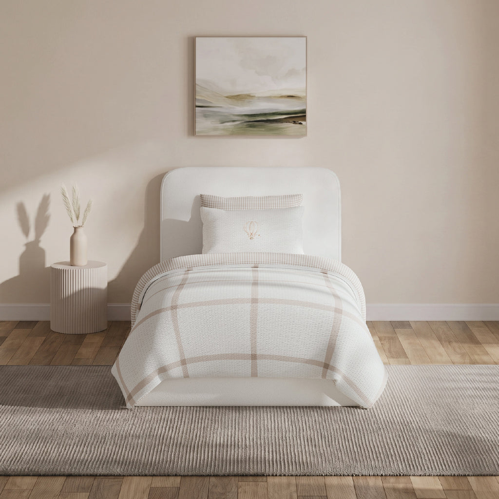 The Emma Duvet Cover Bedding Set - Biscuit