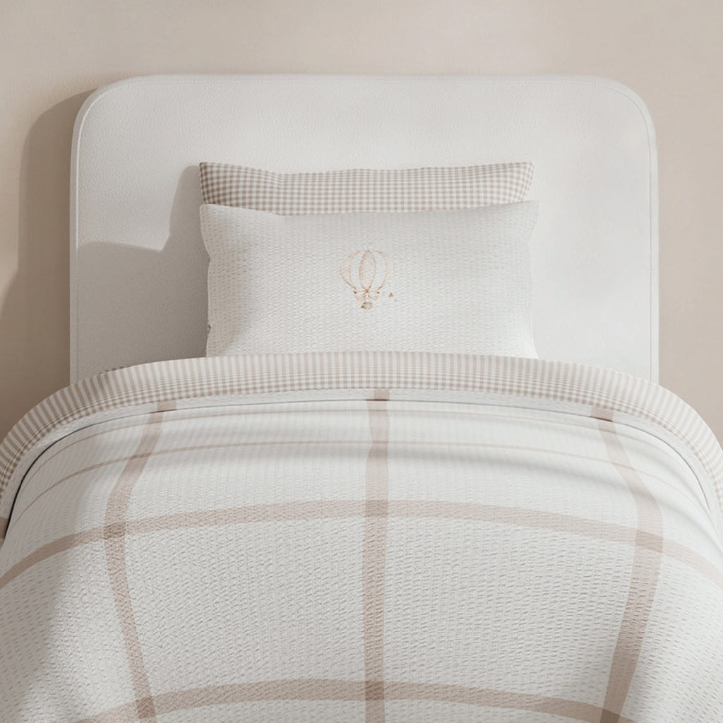 The Emma Duvet Cover Bedding Set - Biscuit