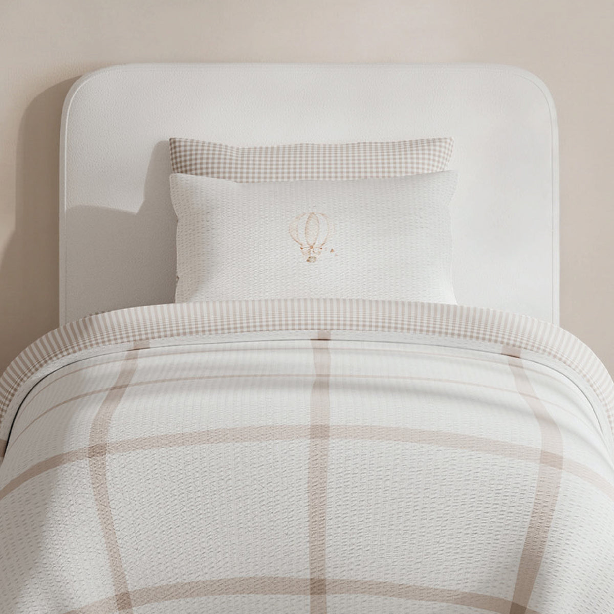 The Emma Duvet Cover Bedding Set - Biscuit